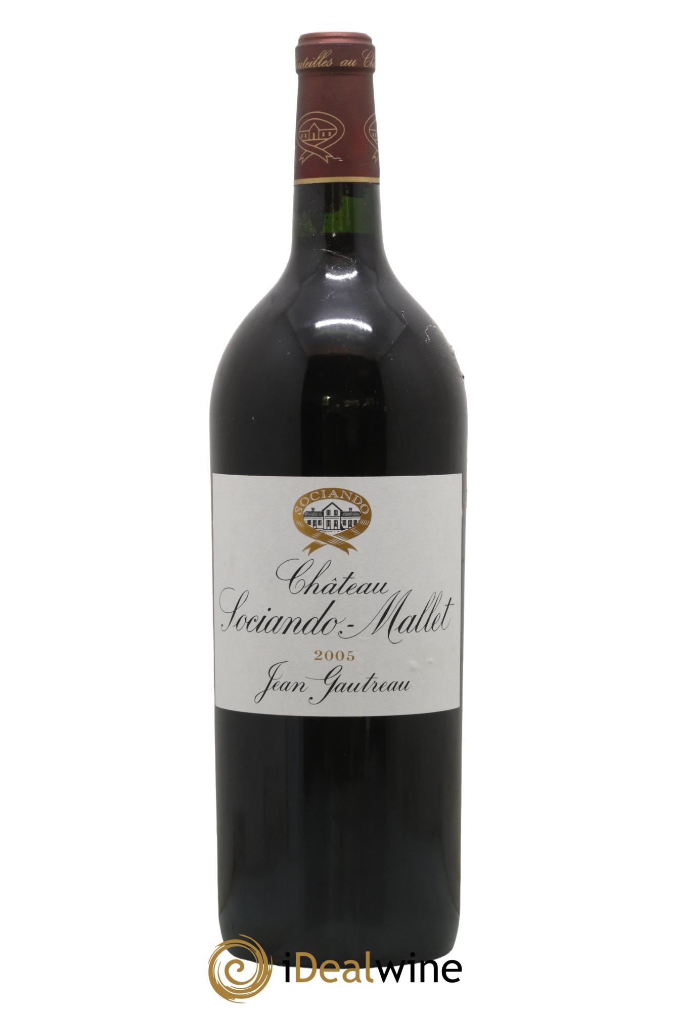 Château Sociando Mallet 2005 - Lot de 1 magnum - 0