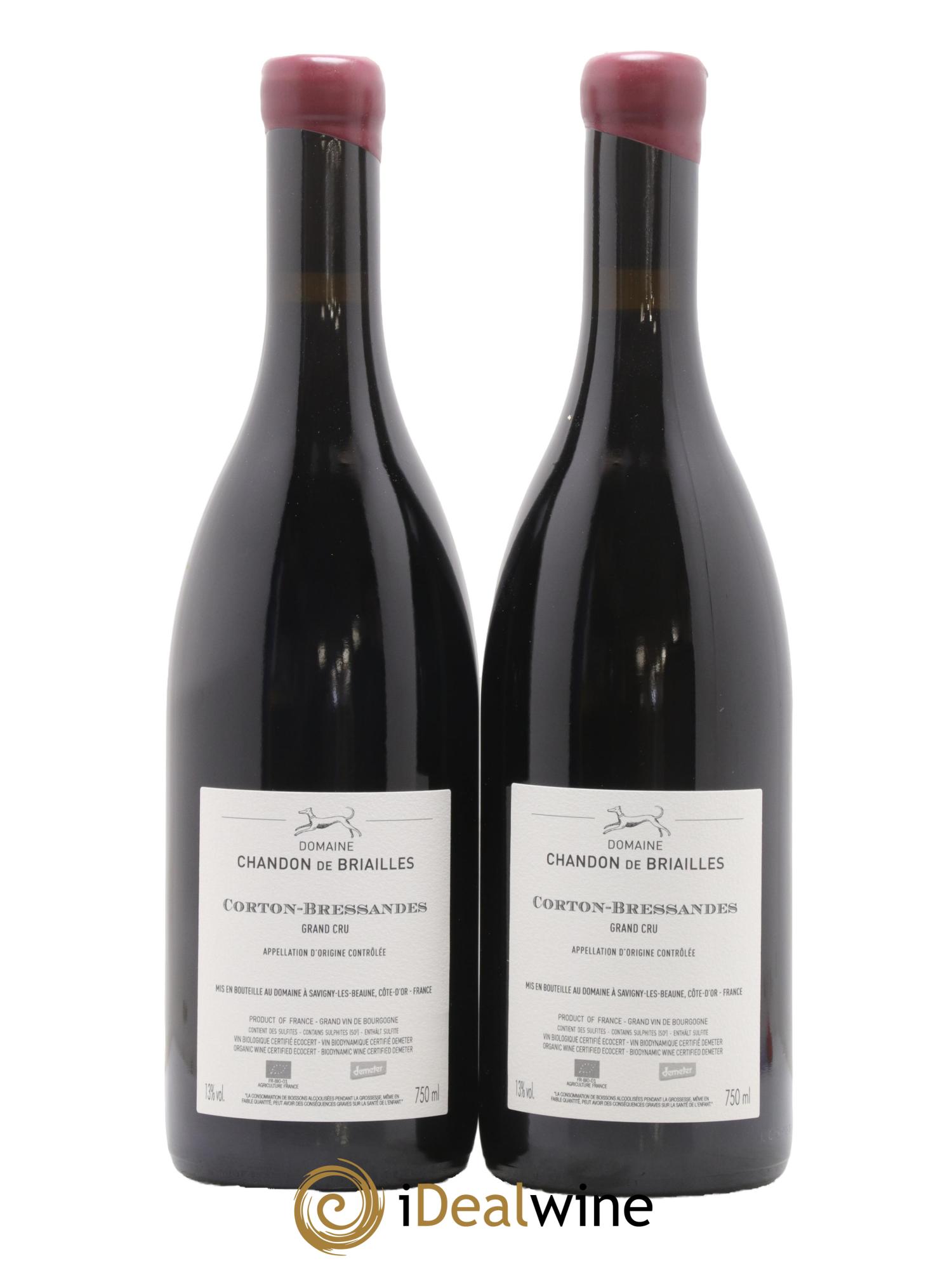 Corton Grand Cru Bressandes Chandon de Briailles 2020 - Lot of 2 bottles - 1