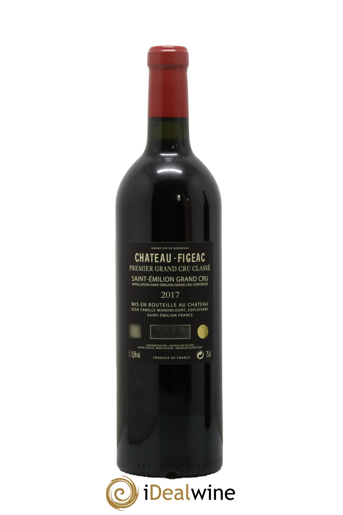 Château Figeac 1er Grand Cru Classé A 2017 - Lotto di 1 bottiglia - 1