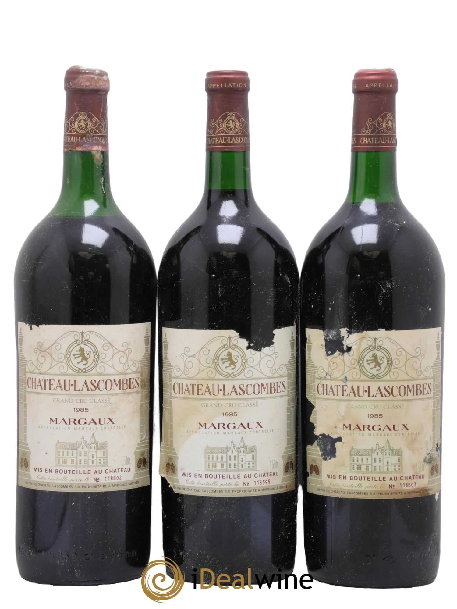 Château Lascombes 2ème Grand Cru Classé 1985 - Lotto di 3 magnum - 0