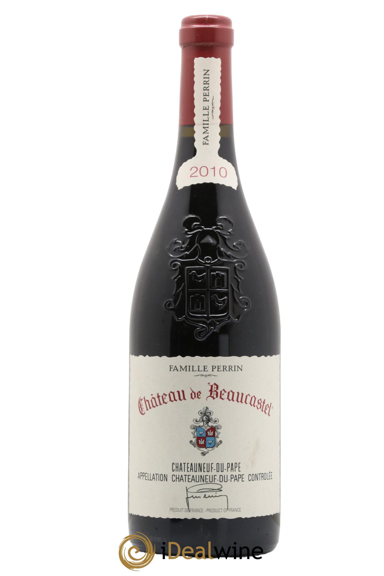 Châteauneuf-du-Pape Château de Beaucastel Famille Perrin 2010 - Lot de 1 bouteille - 0