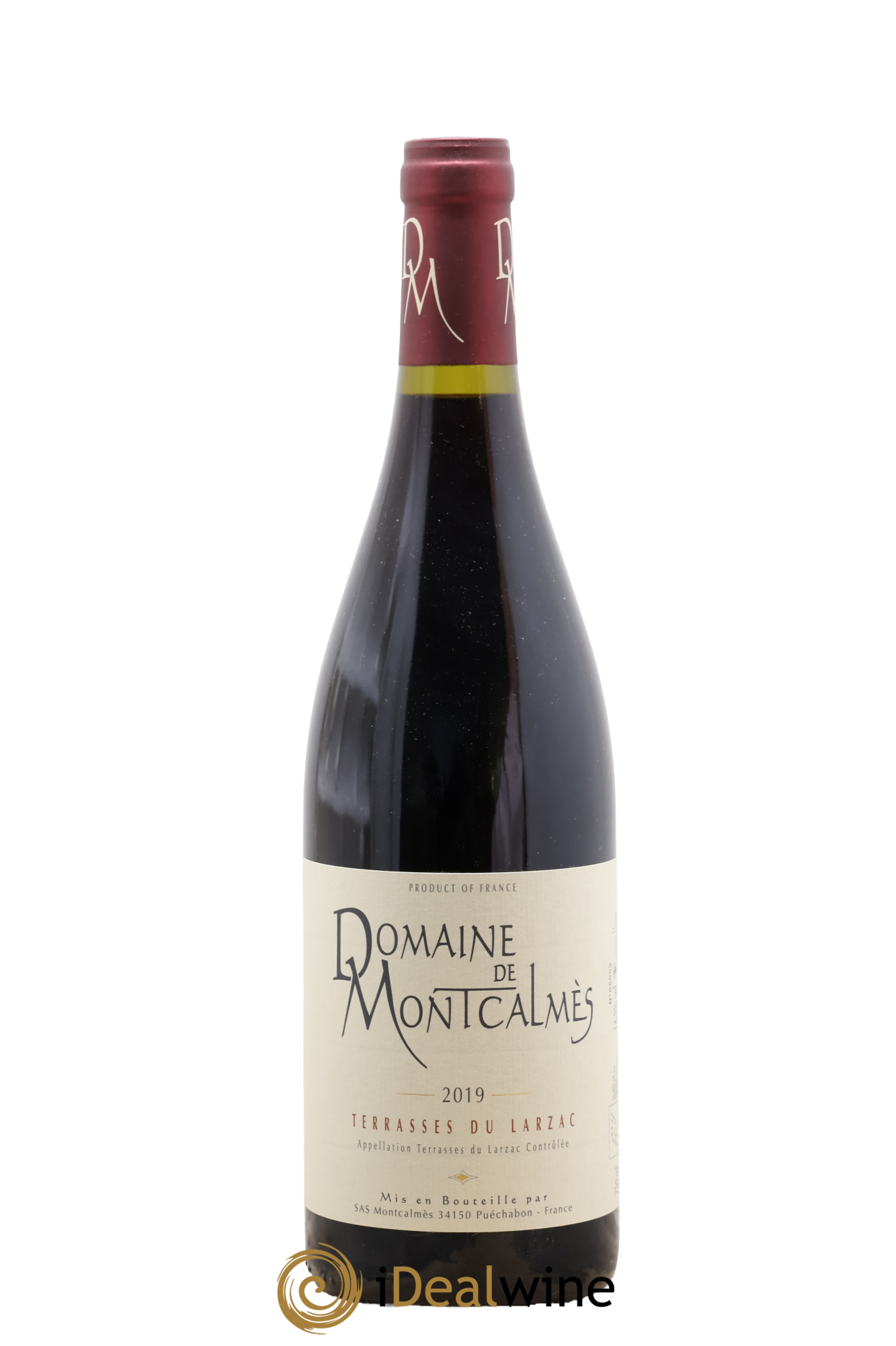 Terrasses du Larzac (anciennement Coteaux du Languedoc) Domaine de Montcalmès Frédéric Pourtalié 2019 - Lot de 1 bouteille - 0