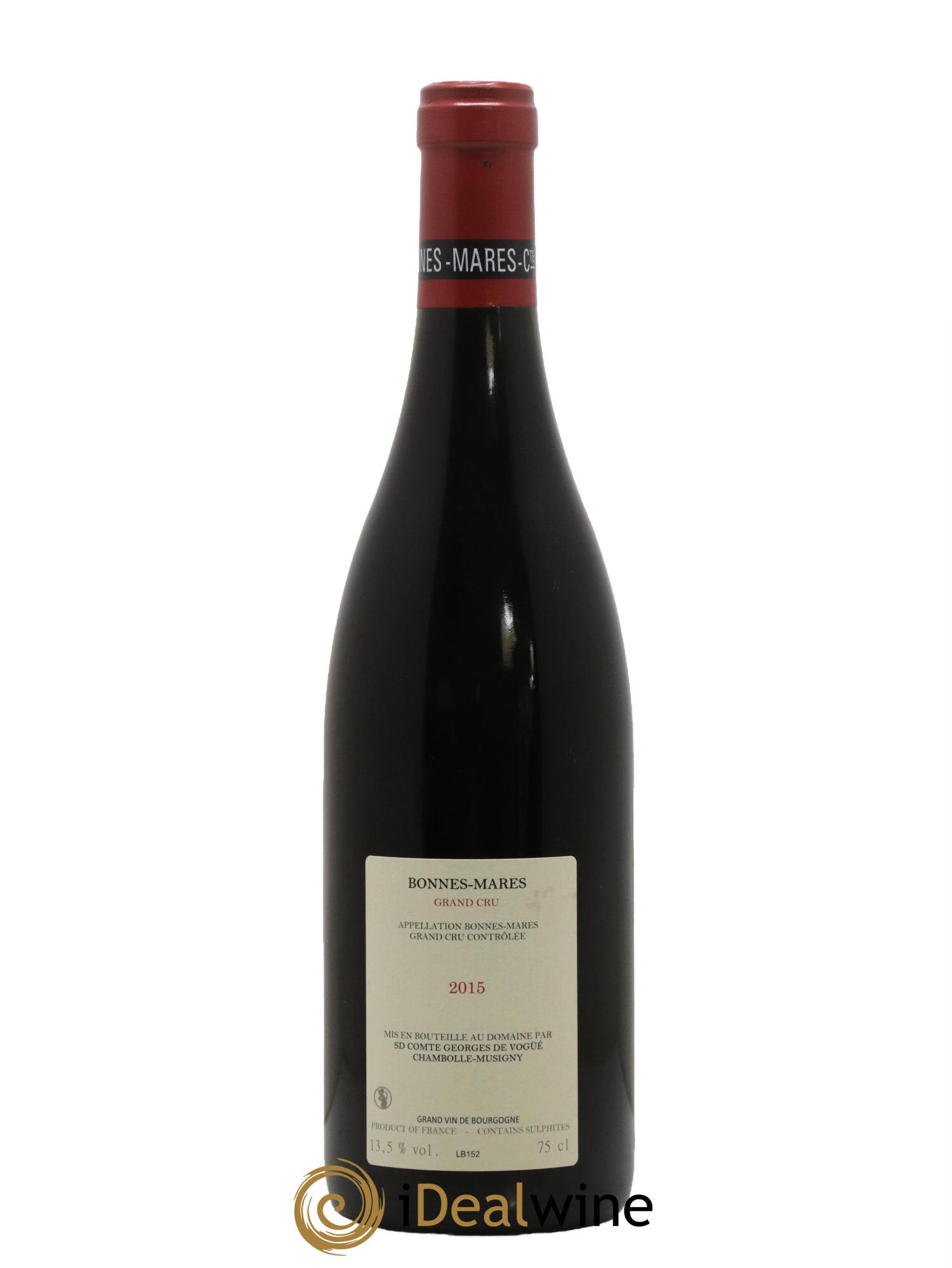 Bonnes-Mares Grand Cru Comte Georges de Vogüé 2015 - Lot de 1 bouteille - 1