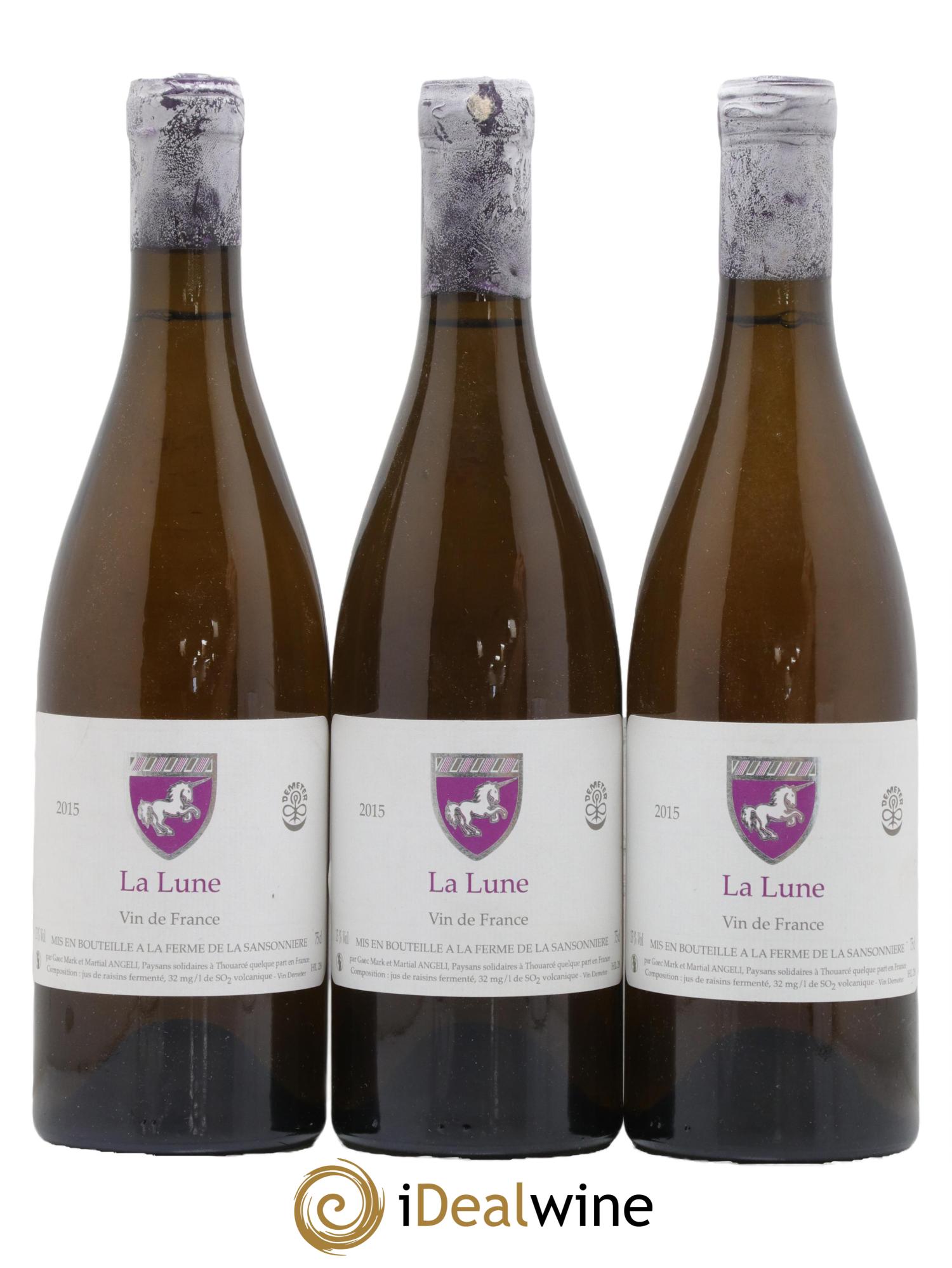 Vin de France La Lune Mark Angeli (Domaine) - Ferme de la Sansonnière 2015 - Lot de 3 bouteilles - 0