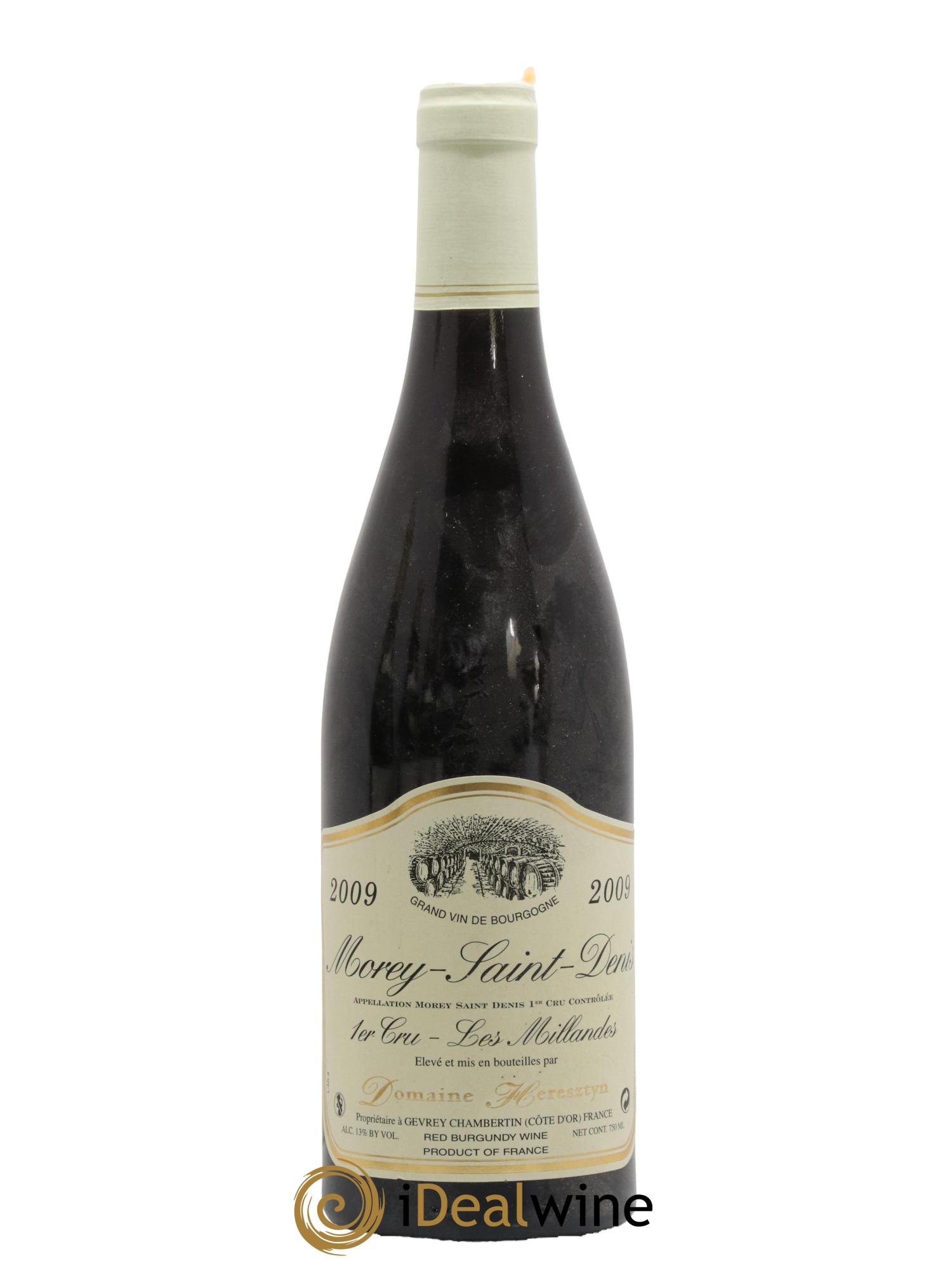 Morey-Saint-Denis 1er Cru Les Millandes Heresztyn (Domaine) 2009 - Lot de 1 bouteille - 0