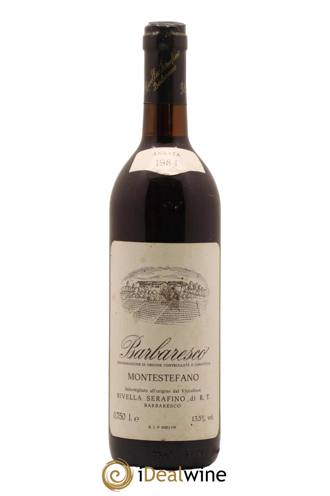 Barbaresco DOCG Montestefano Rivella Serafino 1984 - Lot de 1 bouteille - 0