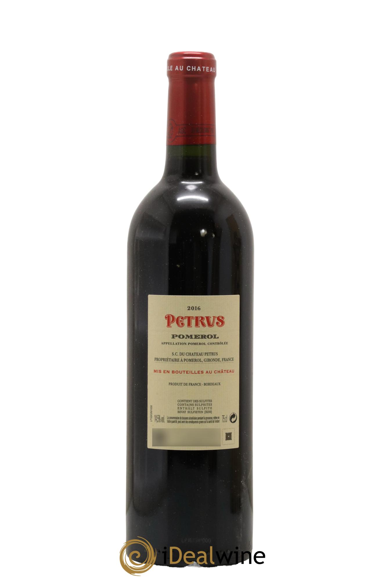 Petrus 2016 - Lotto di 1 bottiglia - 2