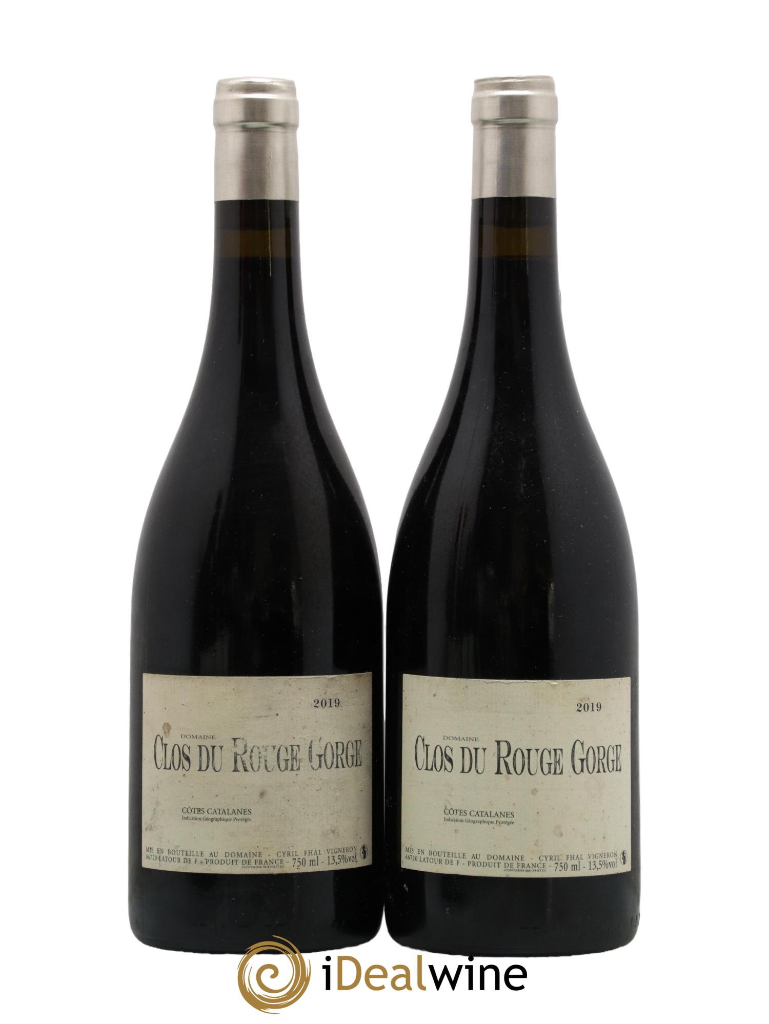 Côtes Catalanes Clos du Rouge Gorge Cyril Fhal 2019 - Lot de 2 bouteilles - 0