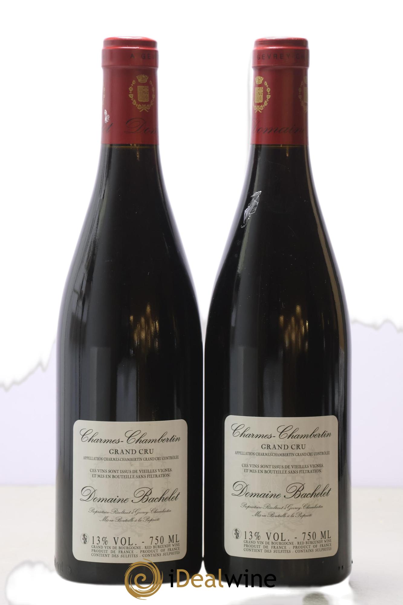 Charmes-Chambertin Grand Cru Vieilles Vignes Denis Bachelet (Domaine) 2009 - Lot of 2 bottles - 1