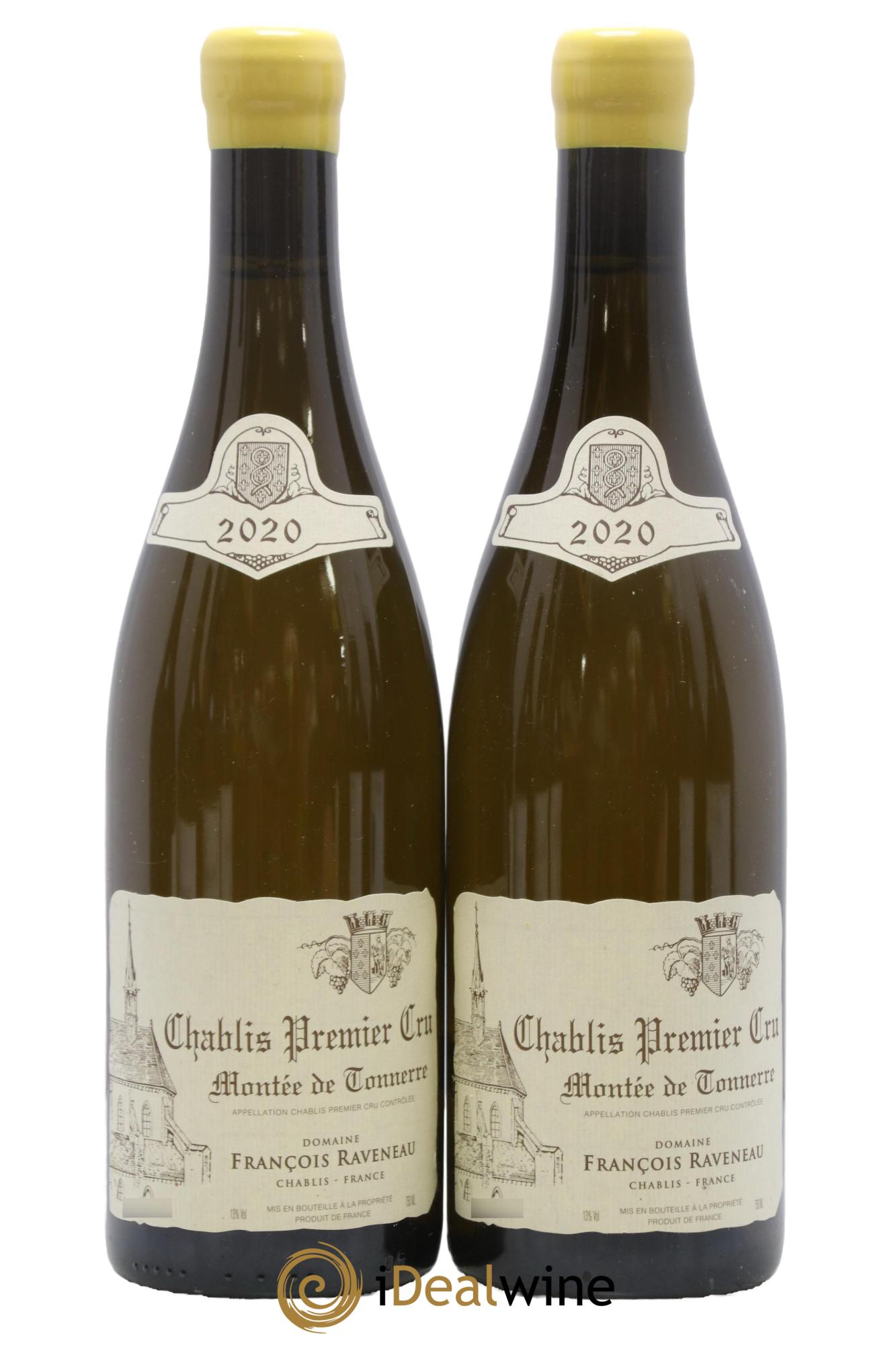 Chablis 1er Cru Montée de Tonnerre Raveneau (Domaine) 2020 - Lot of 2 bottles - 0