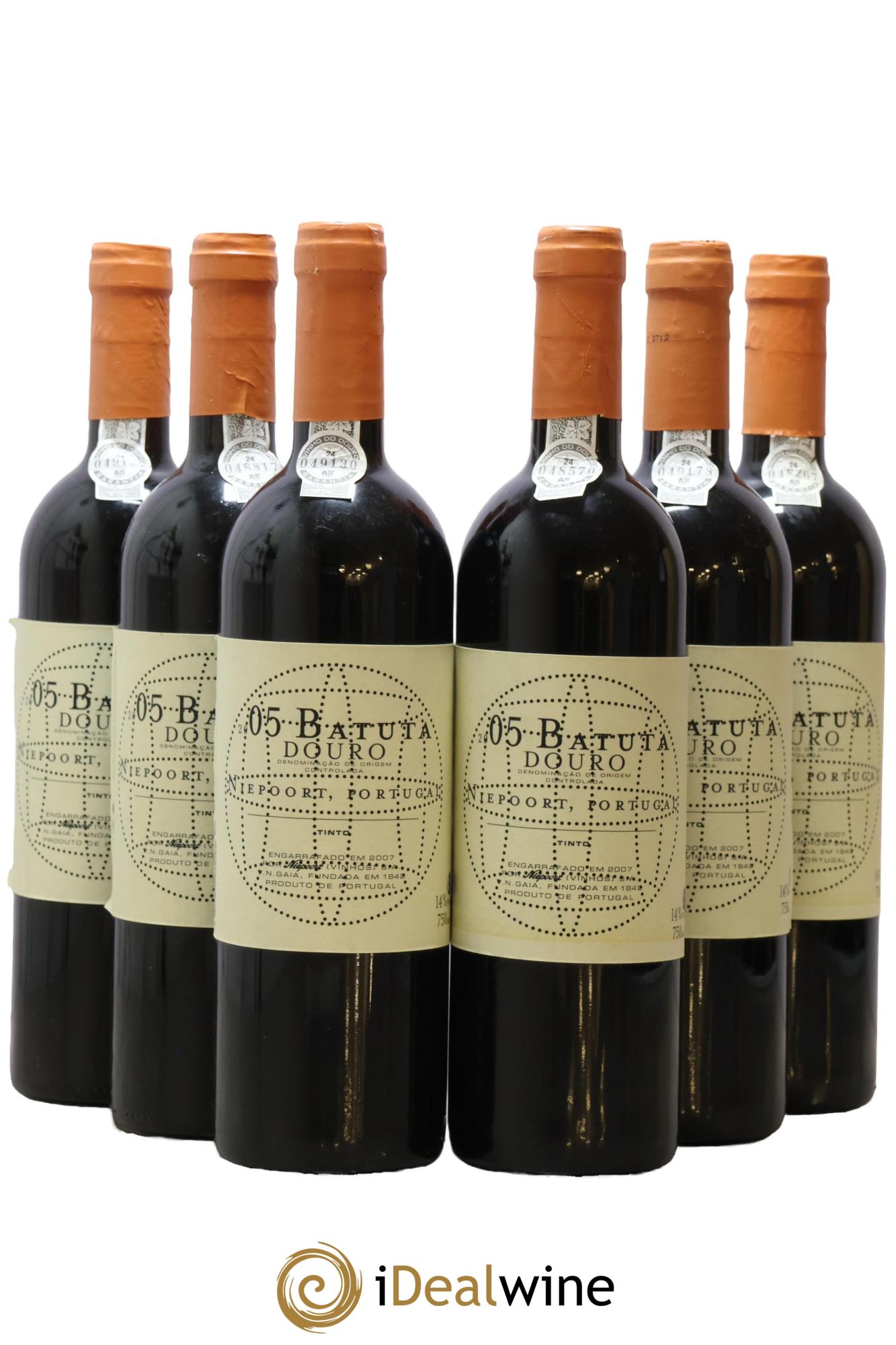 Douro Batuta Niepoort 2005 - Lotto di 6 bottiglie - 0