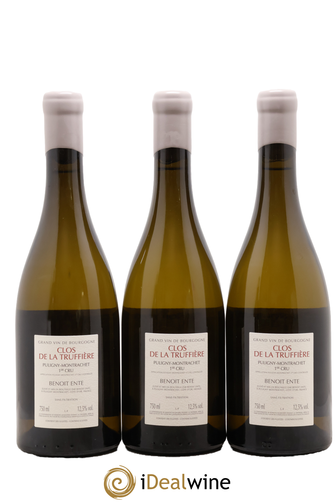 Puligny-Montrachet 1er Cru Clos de la Truffière Benoit Ente 2021 - Lot de 3 bouteilles - 1