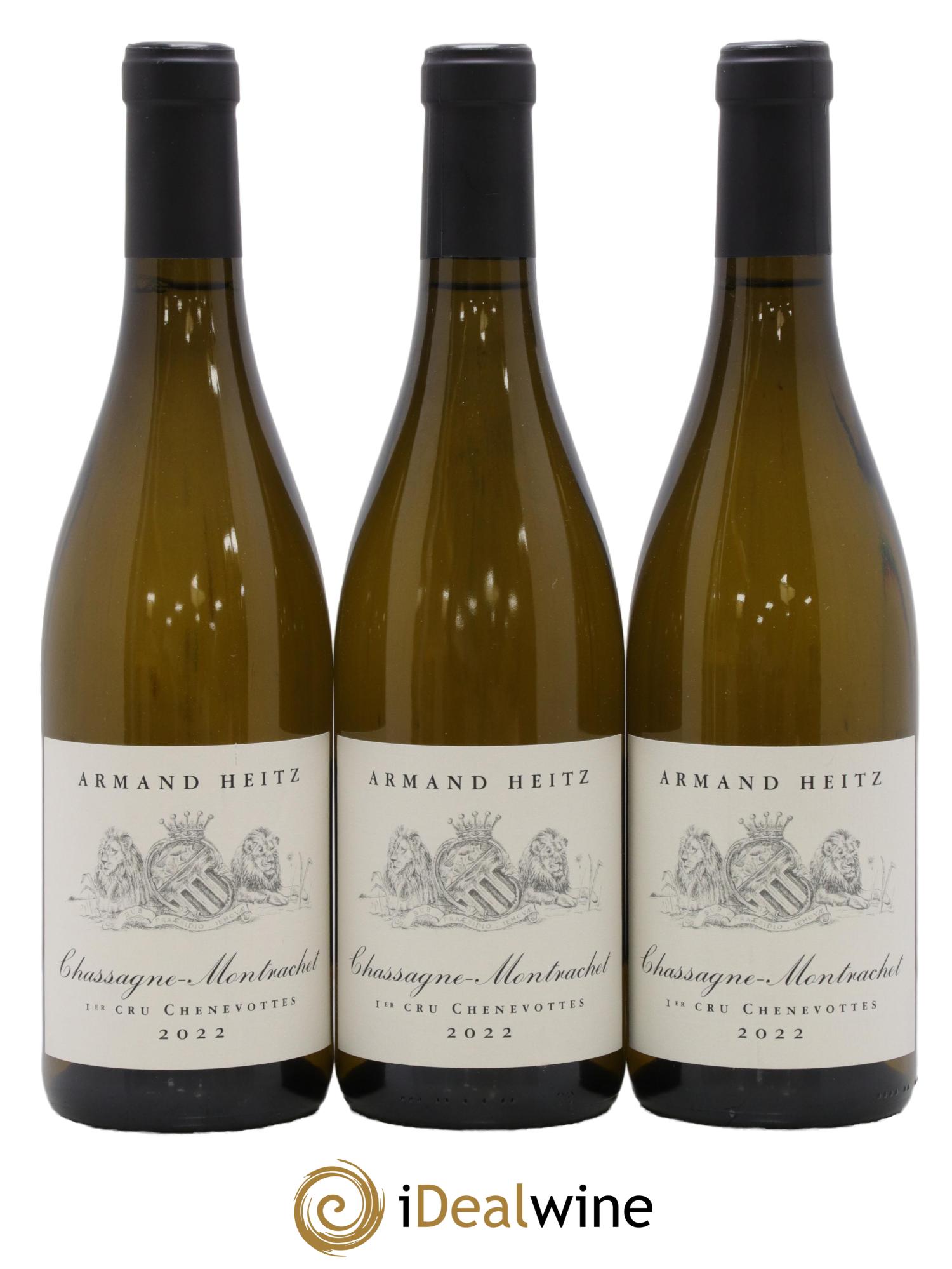 Chassagne-Montrachet 1er Cru Les Chenevottes Armand Heitz 2022 - Posten von 3 Flaschen - 0