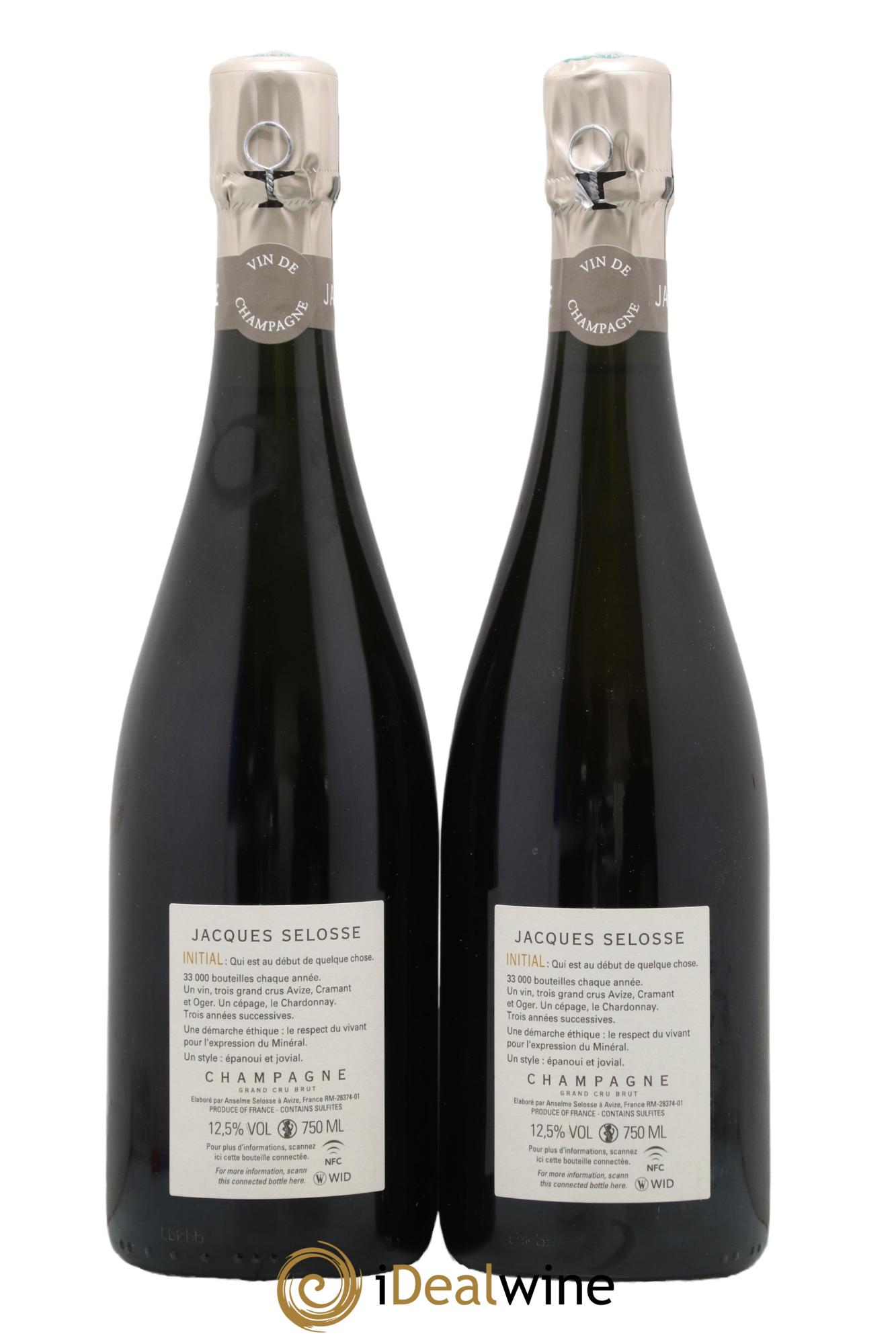 Initial Brut Jacques Selosse - Lot de 2 bouteilles - 1