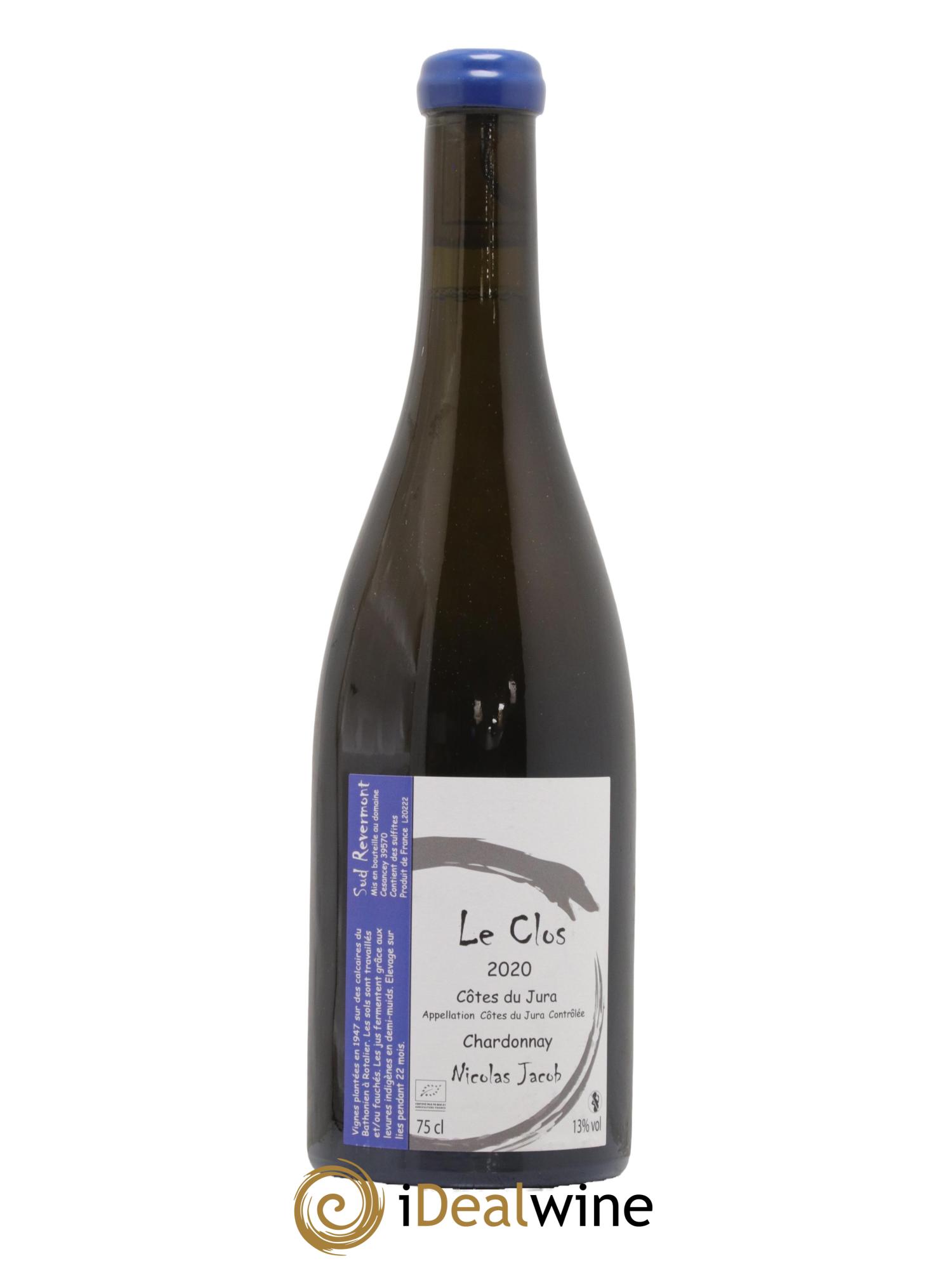 Côtes du Jura Chardonnay Le Clos Nicolas Jacob 2020 - Posten von 1 Flasche - 0