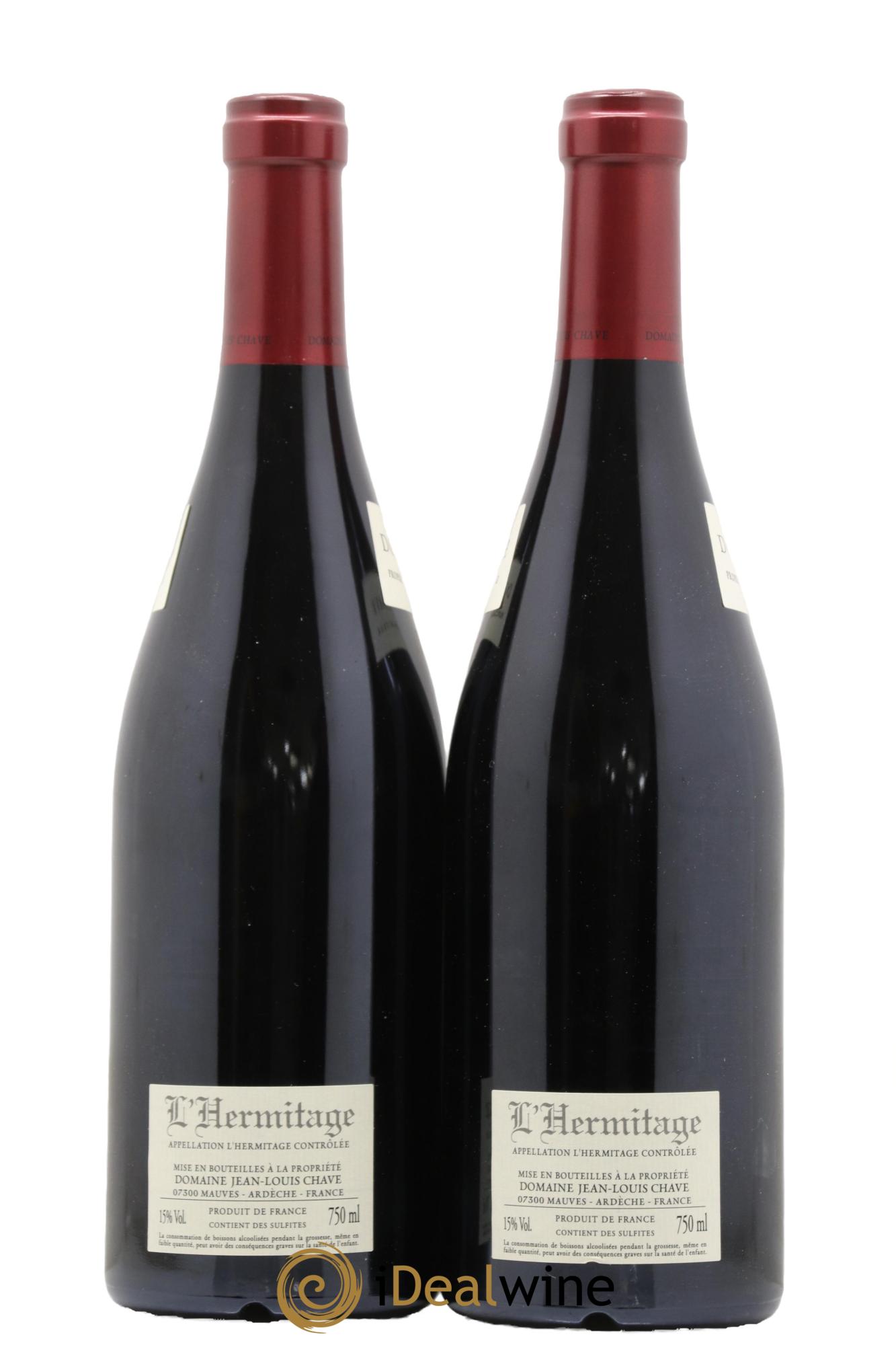 Hermitage Jean-Louis Chave 2018 - Lot of 2 bottles - 1