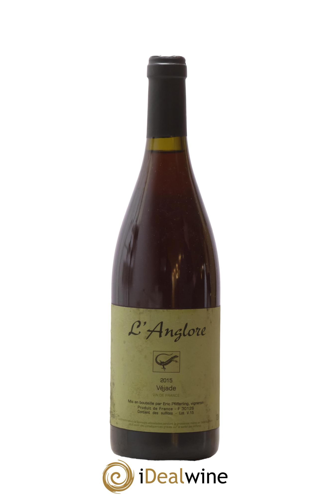 Vin de France Véjade L'Anglore 2015 - Lot of 1 bottle - 0