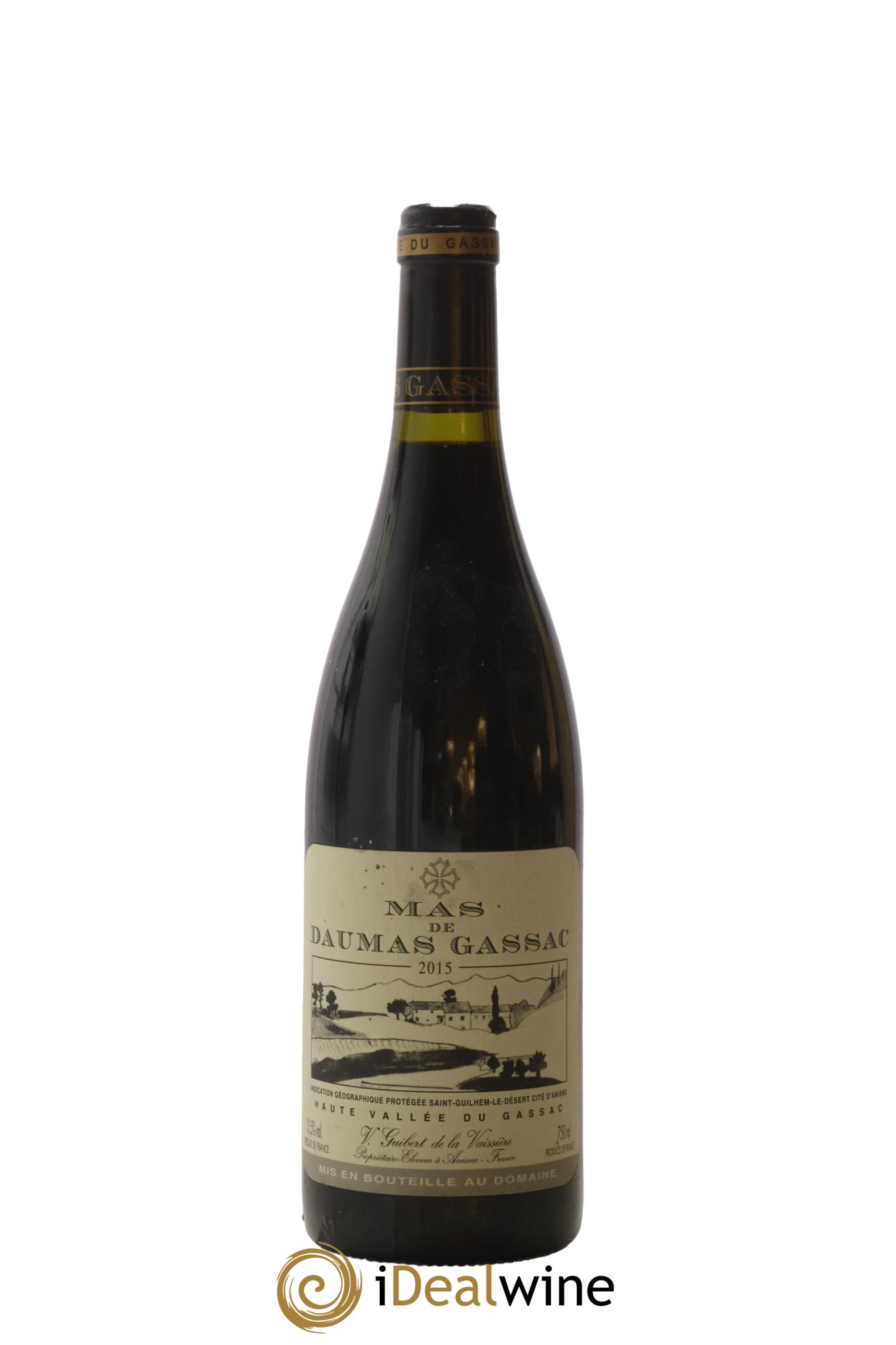 IGP St Guilhem-le-Désert - Cité d'Aniane Mas Daumas Gassac Famille Guibert de La Vaissière 2015 - Lotto di 1 bottiglia - 0