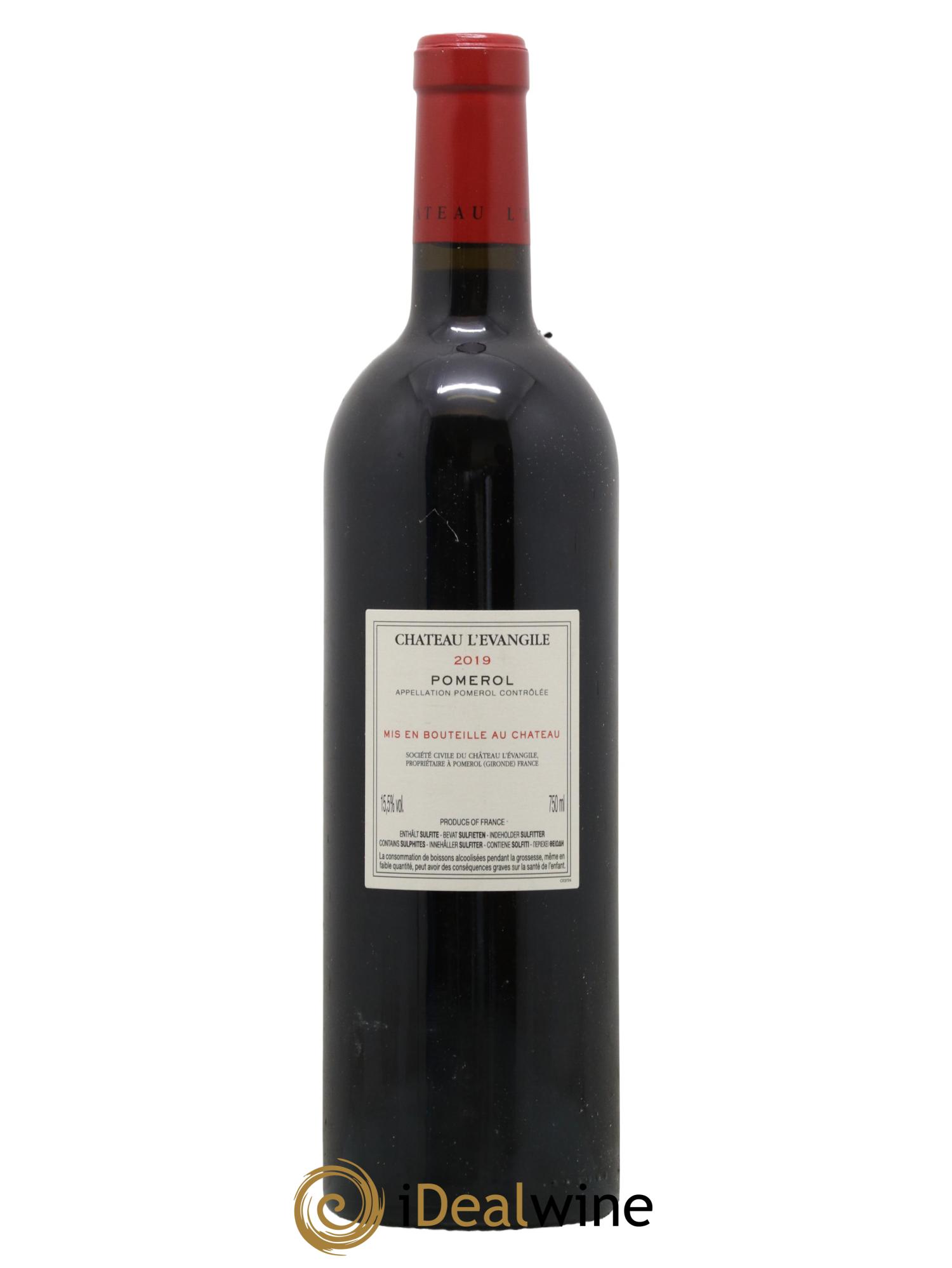 Château l' Évangile 2019 - Lot de 1 bouteille - 1