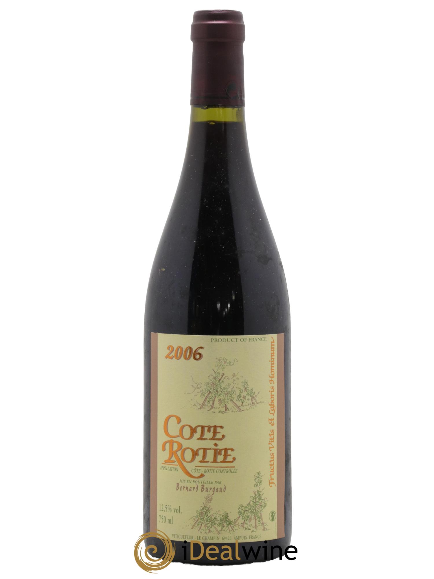 Côte-Rôtie Bernard Burgaud 2006 - Lot de 1 bouteille - 0