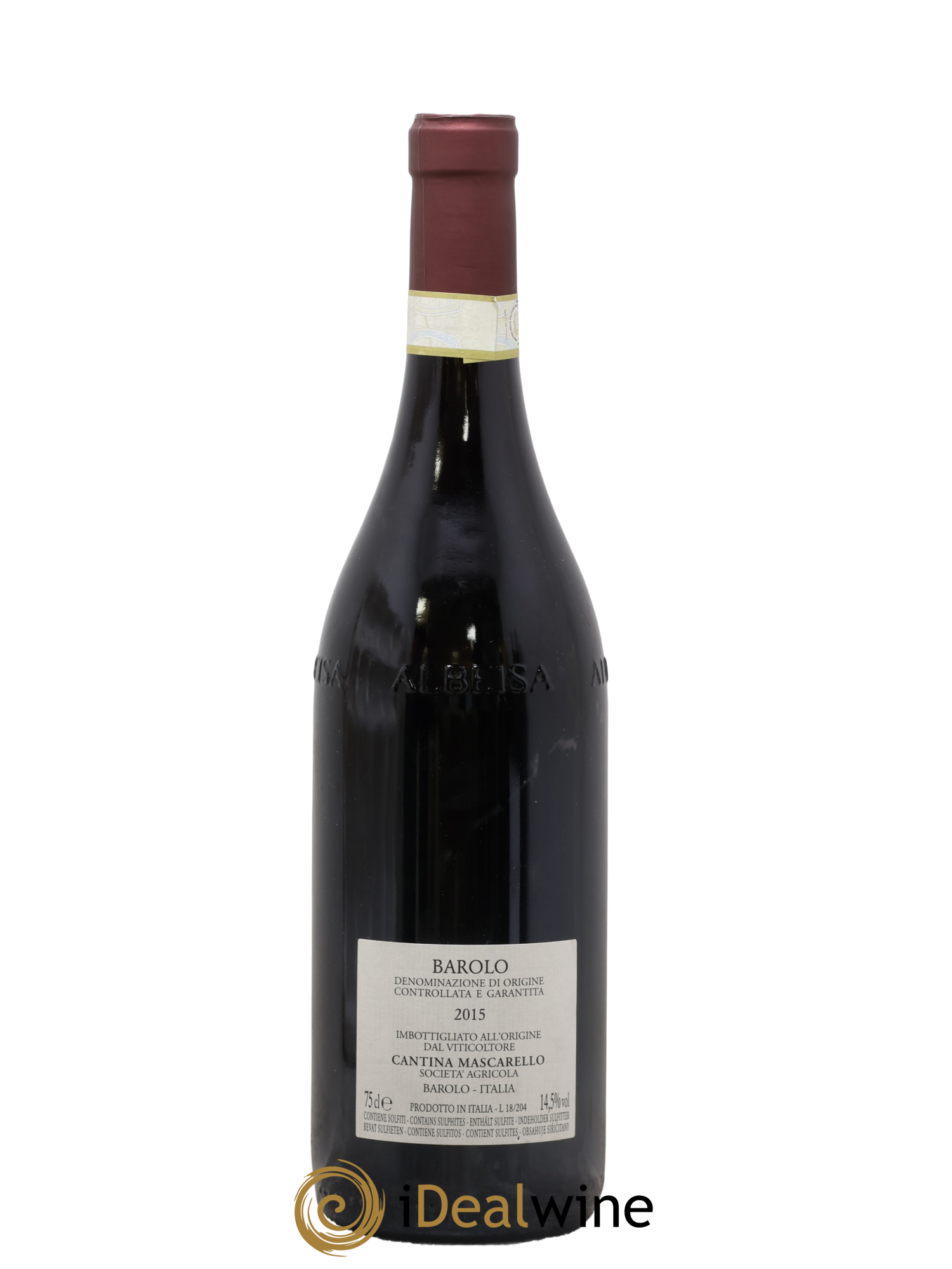 Barolo DOCG Bartolo Mascarello 2015 - Lot de 1 bouteille - 1