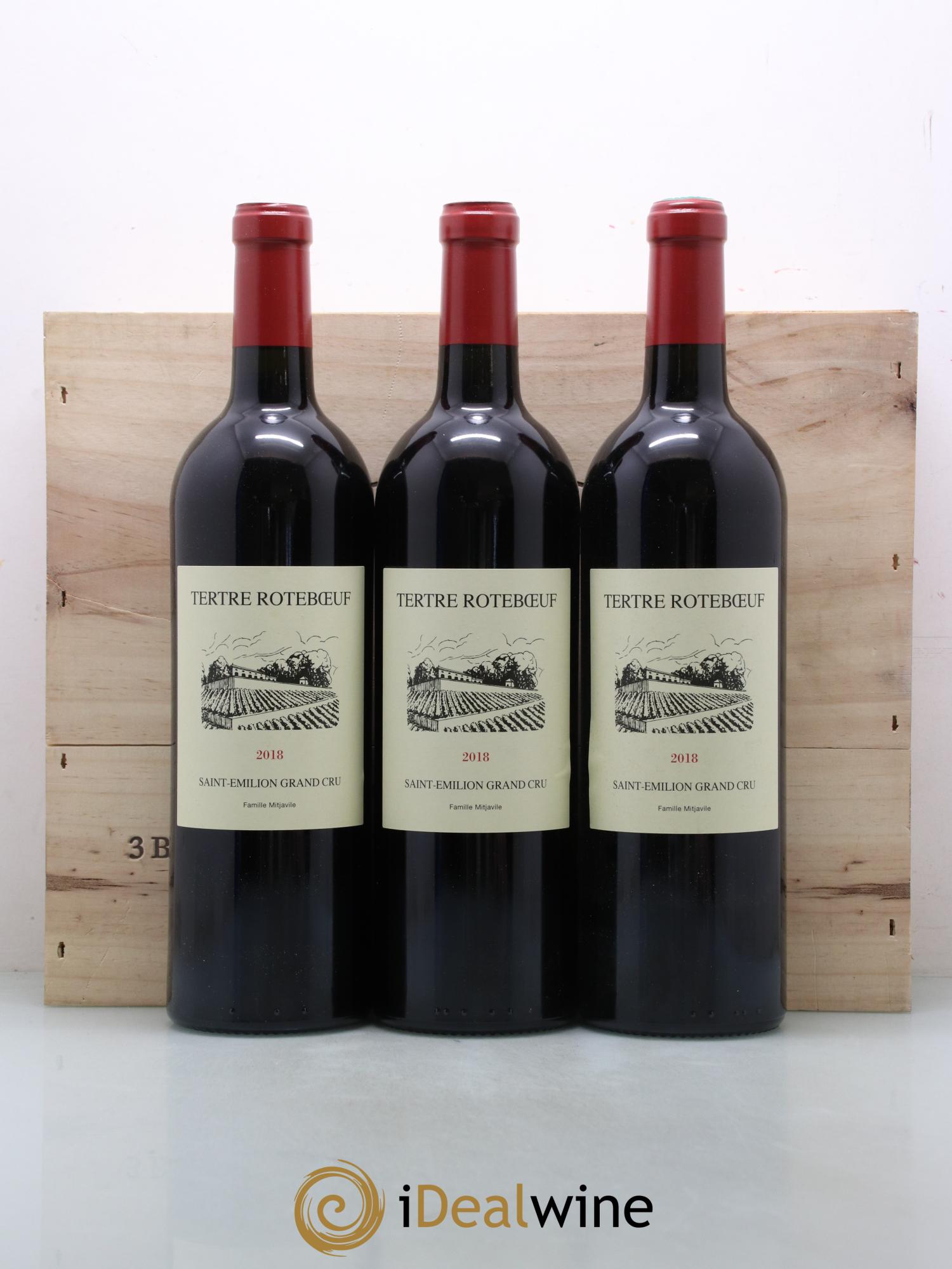 Château Tertre Roteboeuf 2018 - Posten von 3 Flaschen - 0
