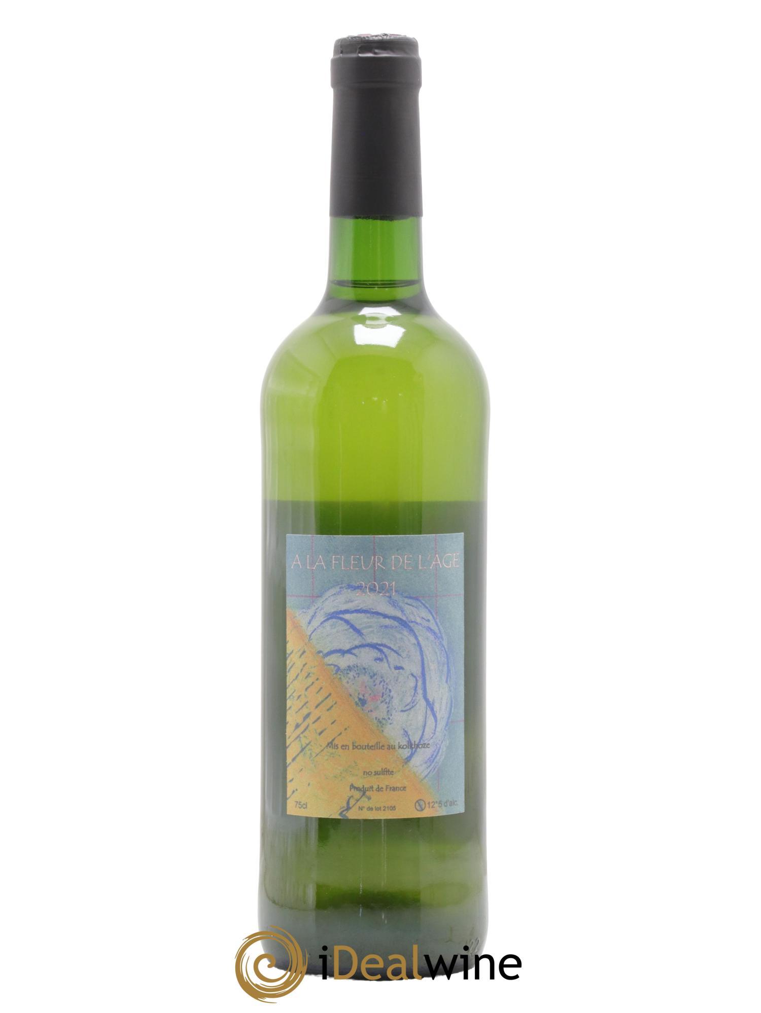 Vin de France A La Fleur de l'Age Les Vins du Cabanon Alain Castex 2021 - Lot of 1 bottle - 1