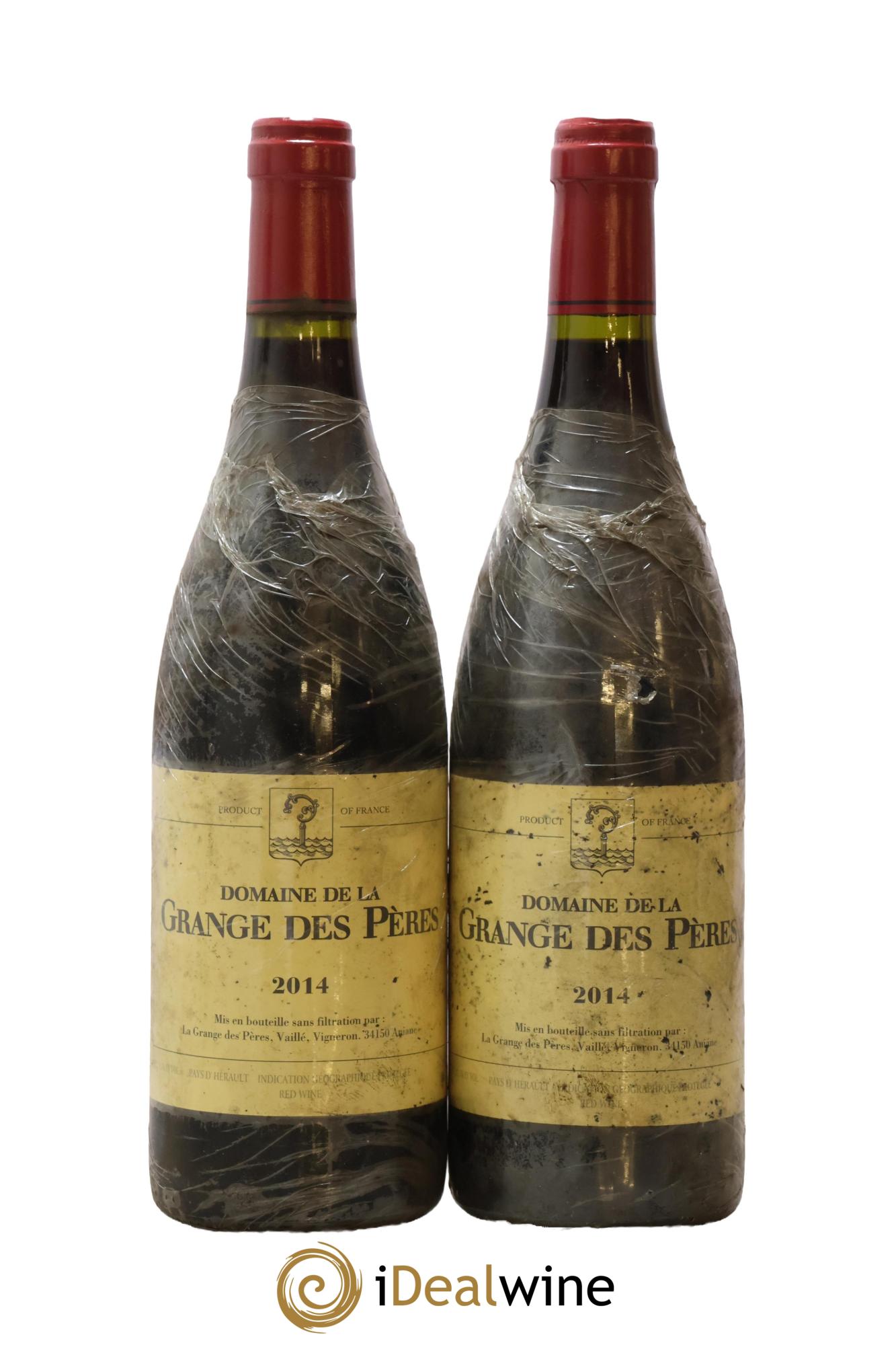 IGP Pays d'Hérault Grange des Pères Laurent Vaillé 2014 - Lot of 2 bottles - 0