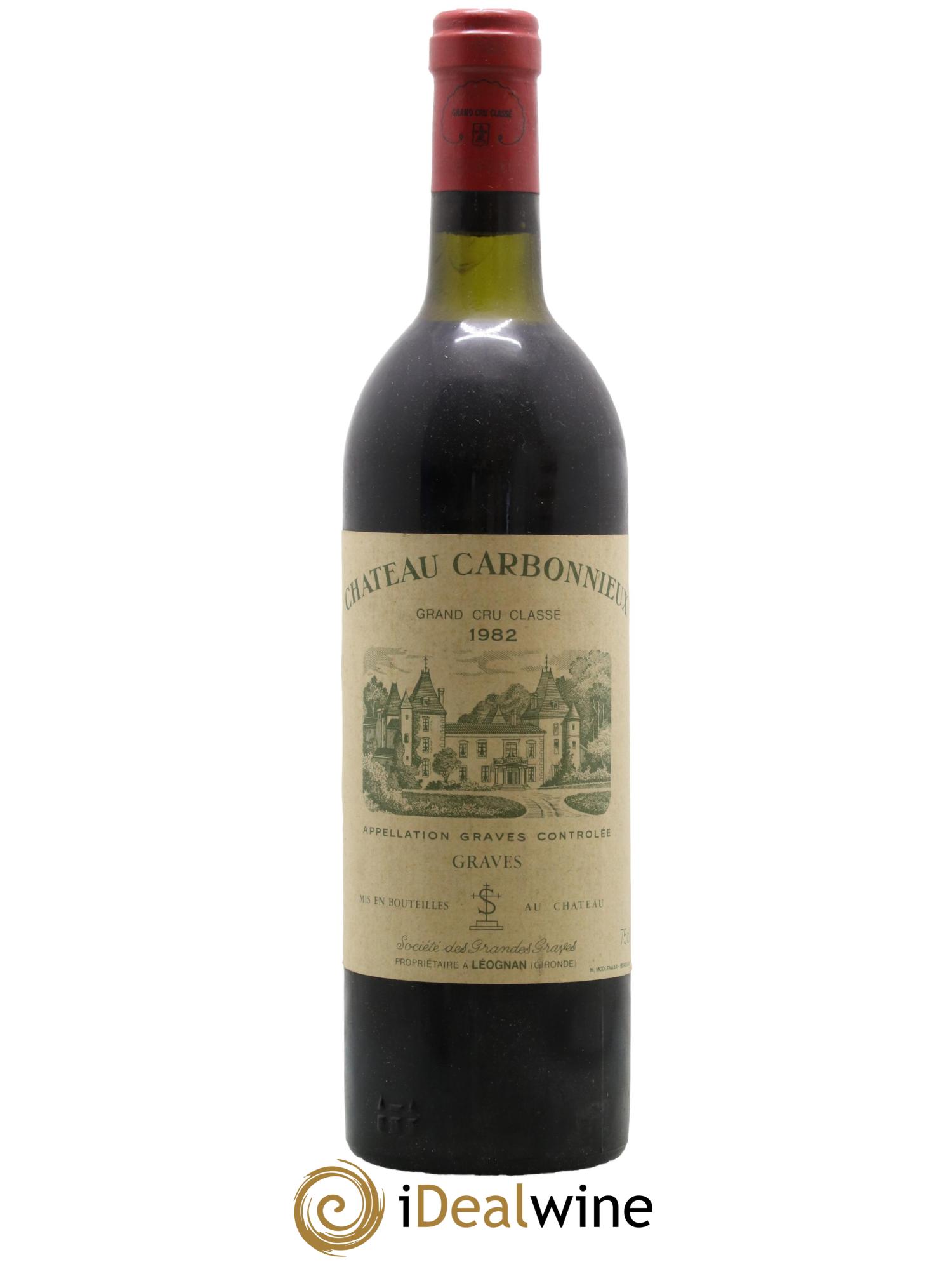 Château Carbonnieux Cru Classé de Graves 1982 - Lot de 1 bouteille - 0