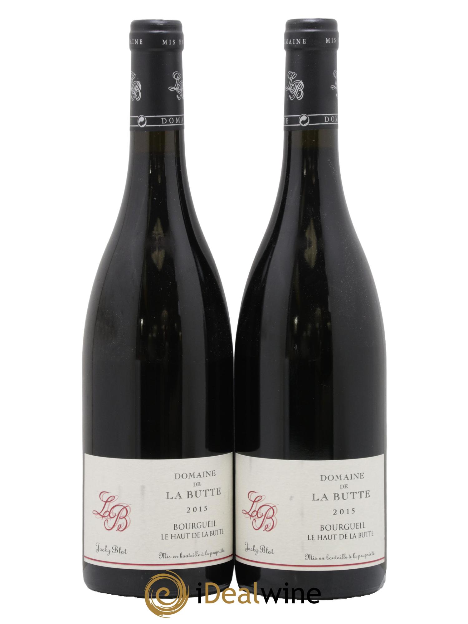 Bourgueil Le Haut de La Butte Domaine de La Butte - Jacky Blot 2015 - Lot de 2 bouteilles - 0
