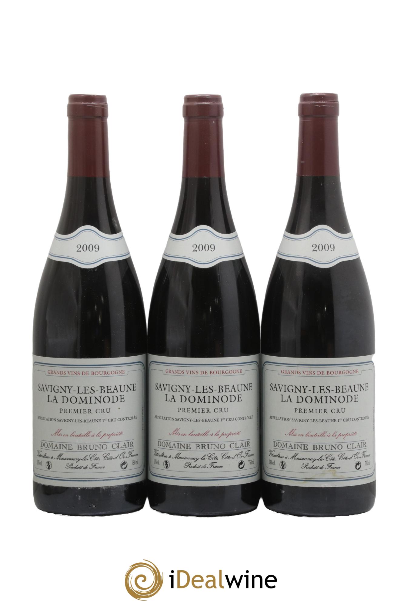 Savigny-lès-Beaune 1er Cru La Dominode Bruno Clair (Domaine) 2009 - Lotto di 3 bottiglie - 0
