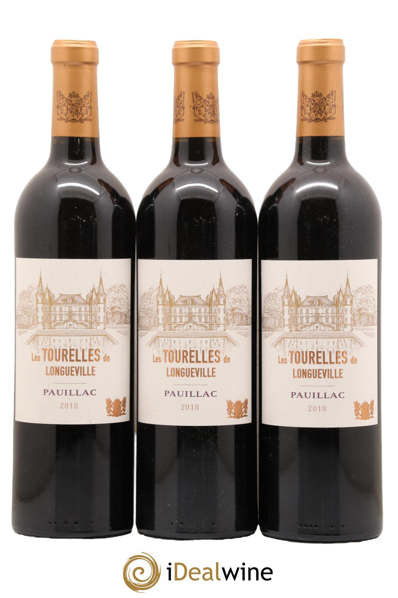 Les Tourelles de Longueville Second Vin 2018 - Lot de 3 bouteilles - 0