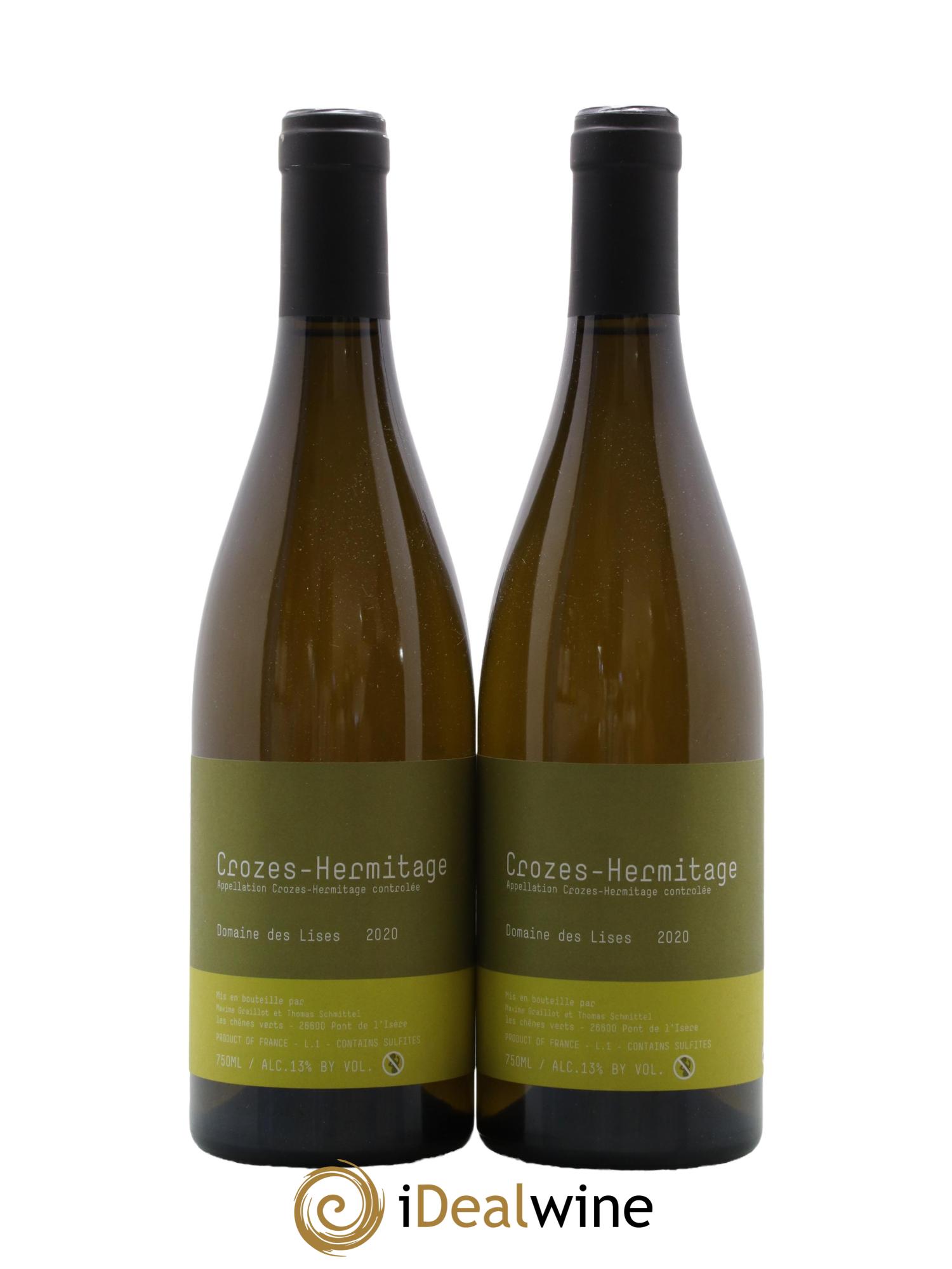 Crozes-Hermitage Lises (Domaine des) 2020 - Lot de 2 bouteilles - 0