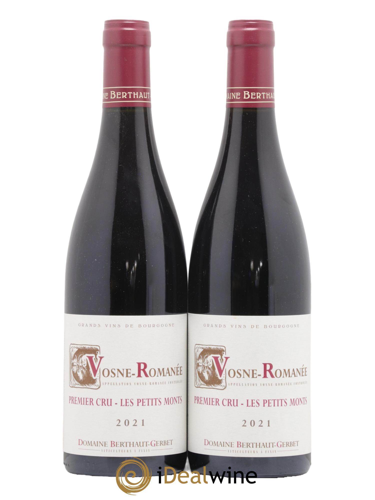 Vosne-Romanée 1er Cru Les Petits Monts Berthaut Gerbet (Domaine) 2021 - Lot de 2 bouteilles - 0