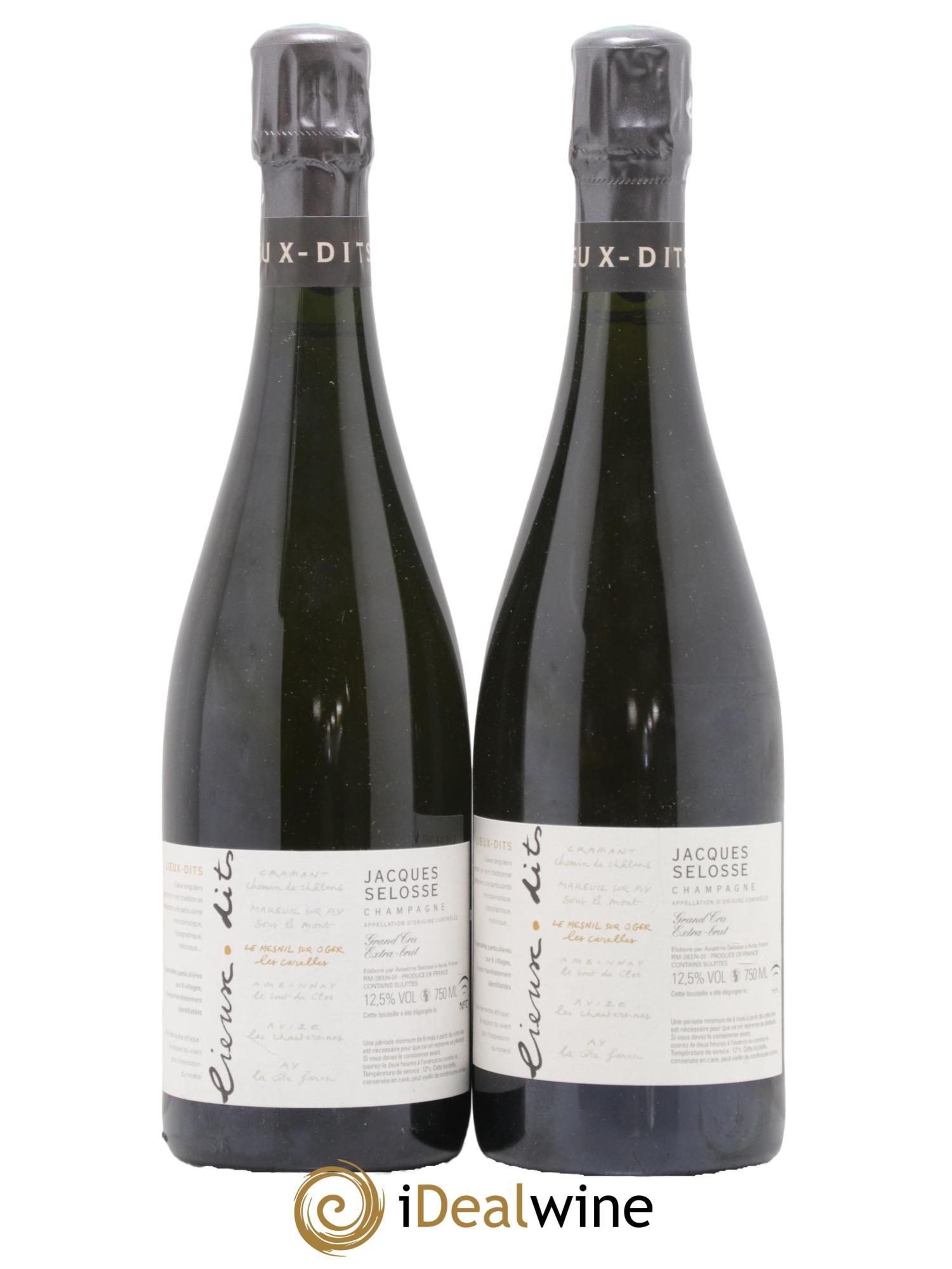 Les Carelles Blanc de Blancs Jacques Selosse - Lot de 2 bouteilles - 0