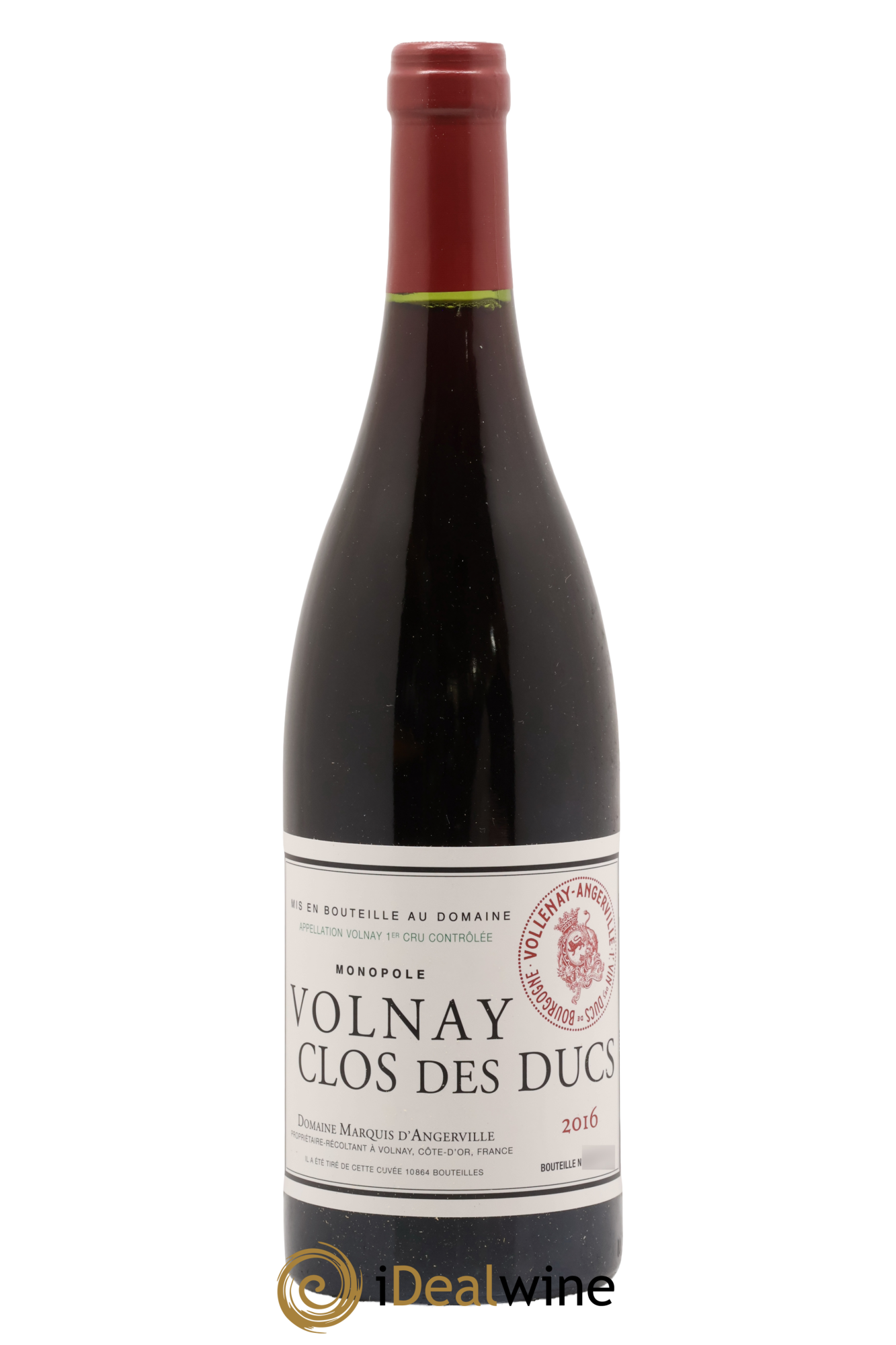 Volnay 1er Cru Clos des Ducs Marquis d'Angerville (Domaine) 2016 - Lot de 1 bouteille - 0