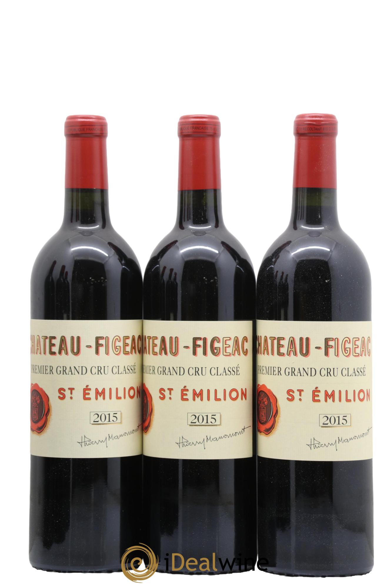 Château Figeac 1er Grand Cru Classé A 2015 - Lot of 6 bottles - 1