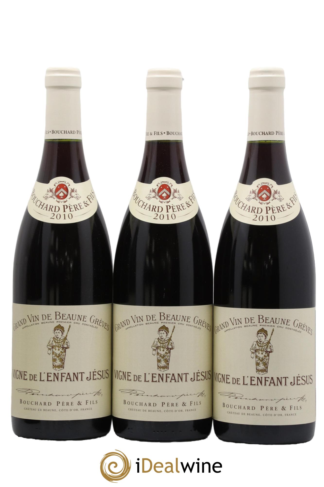Beaune 1er Cru Grèves - Vigne de l'Enfant Jésus Bouchard Père & Fils 2010 - Lot of 6 bottles - 1