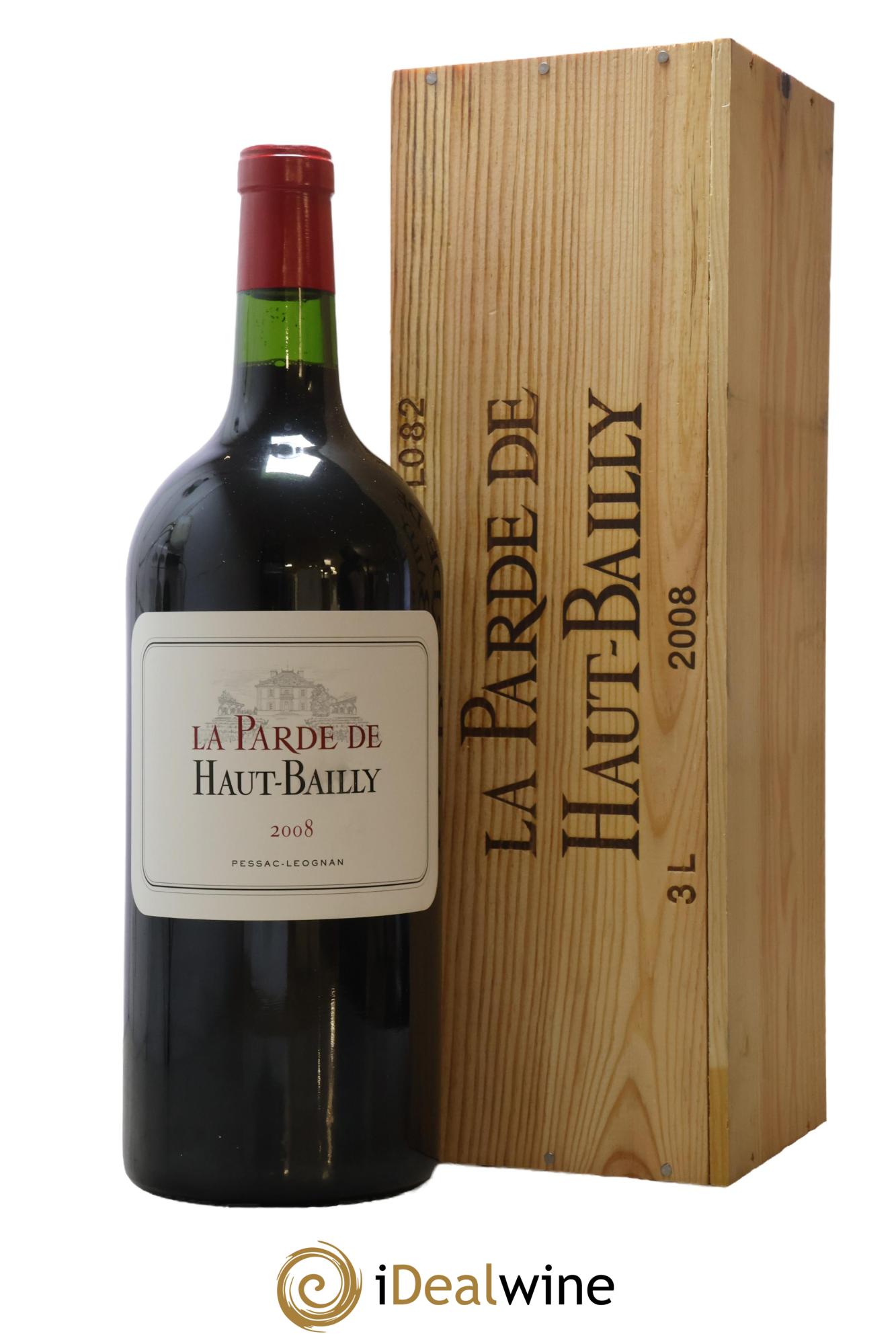 Haut Bailly II (Anciennement La Parde de Haut-Bailly) Second Vin 2008 - Lot de 1 double magnum - 1