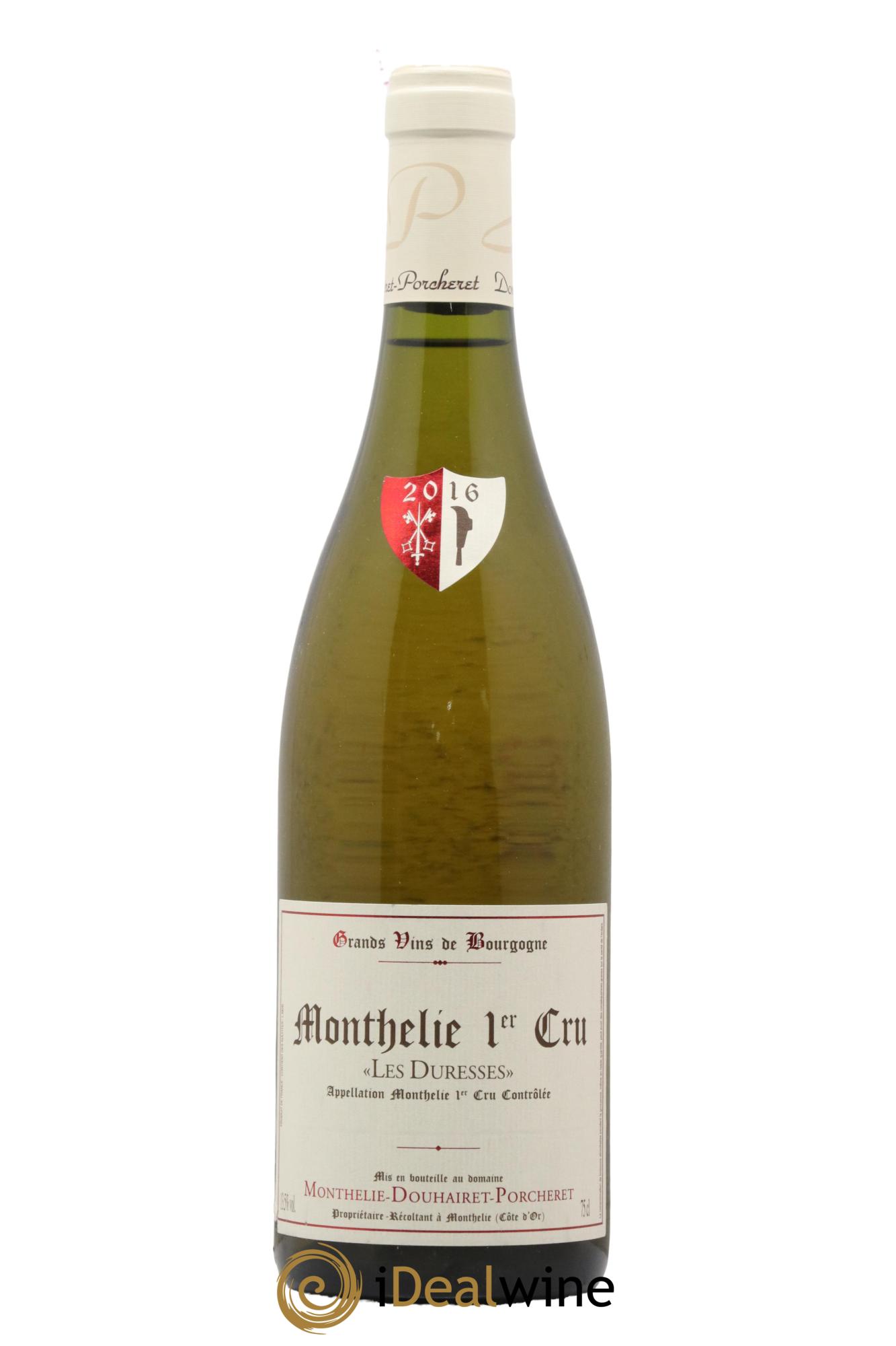 Monthélie 1er Cru Les Duresses Domaine Douhairet Porcheret 2016 - Lot de 1 bouteille - 0
