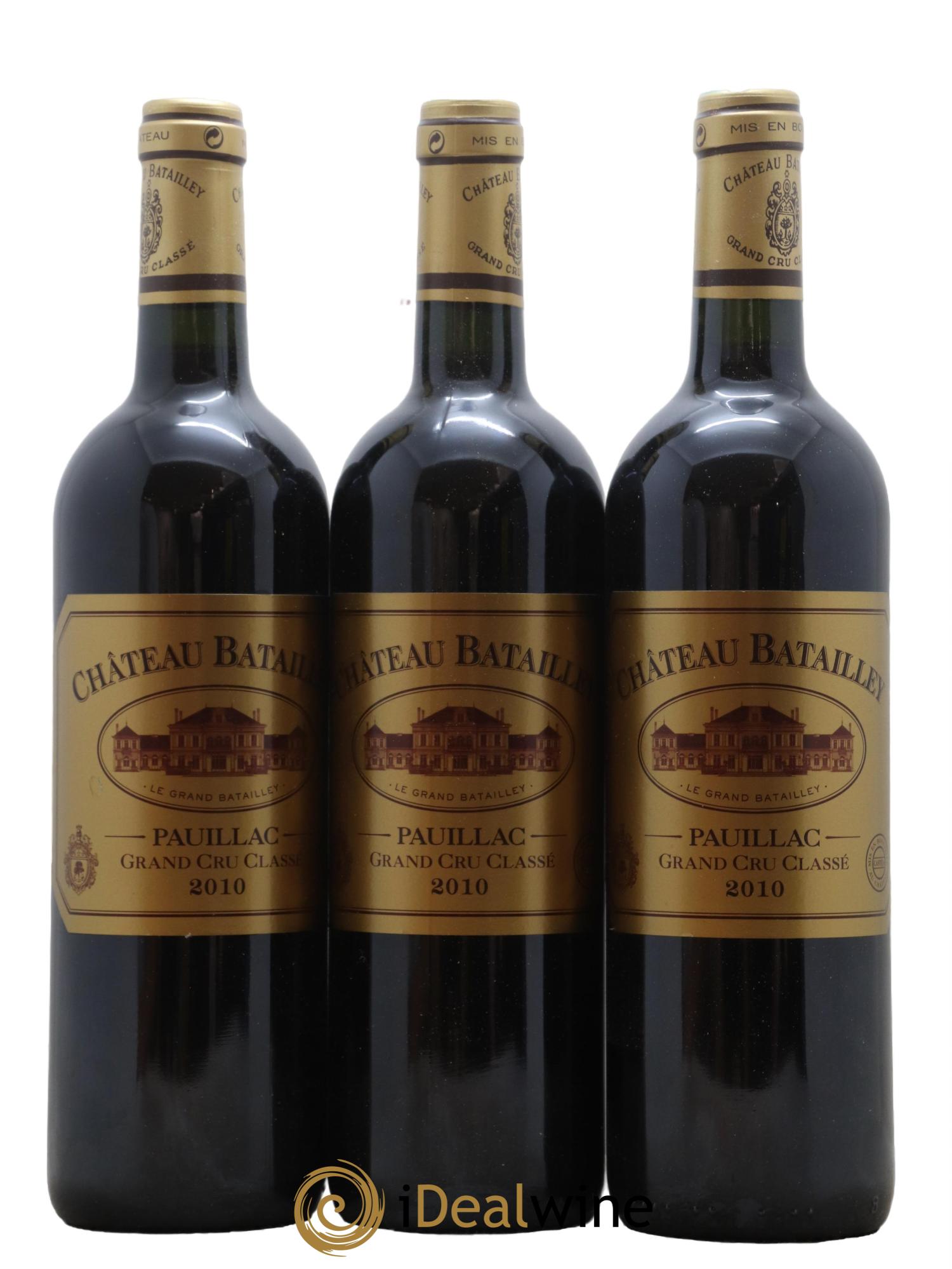 Château Batailley 5ème Grand Cru Classé 2010 - Lot de 6 bouteilles - 1