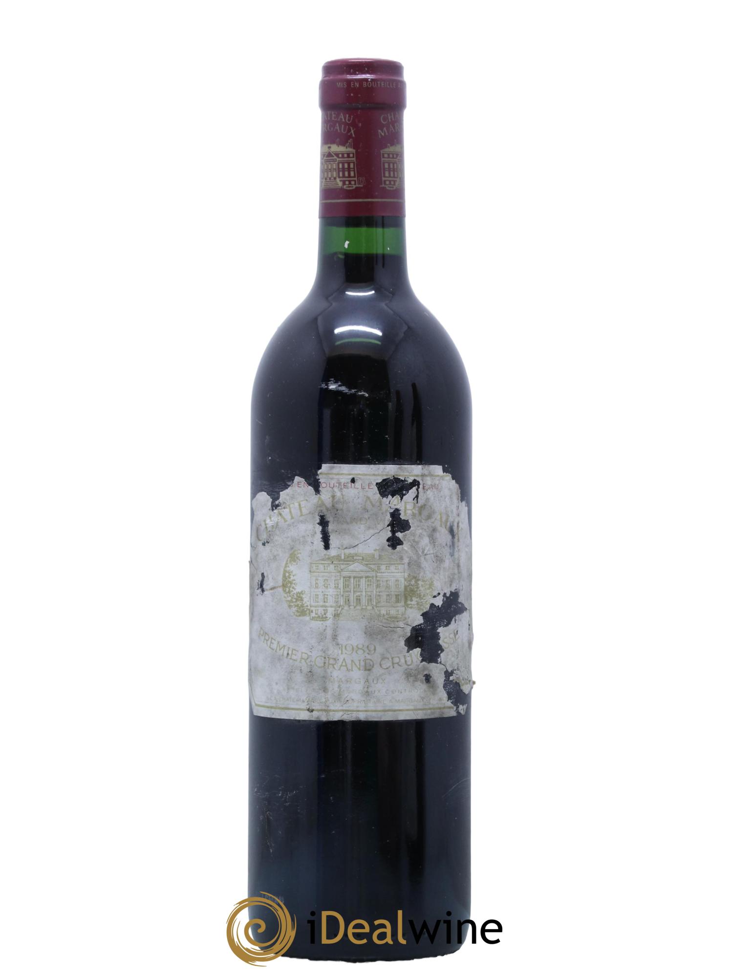 Château Margaux 1er Grand Cru Classé 1989 - Lot de 1 bouteille - 0