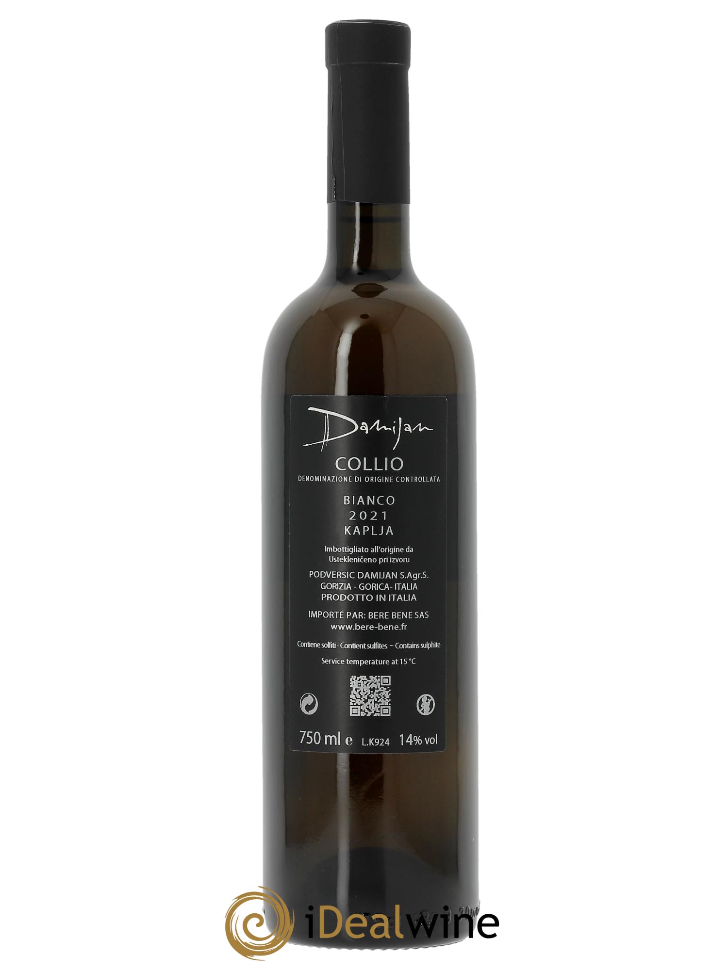 Venezia Giulia IGT  Damijan Podversic Kaplja  2021 - Posten von 1 Flasche - 1