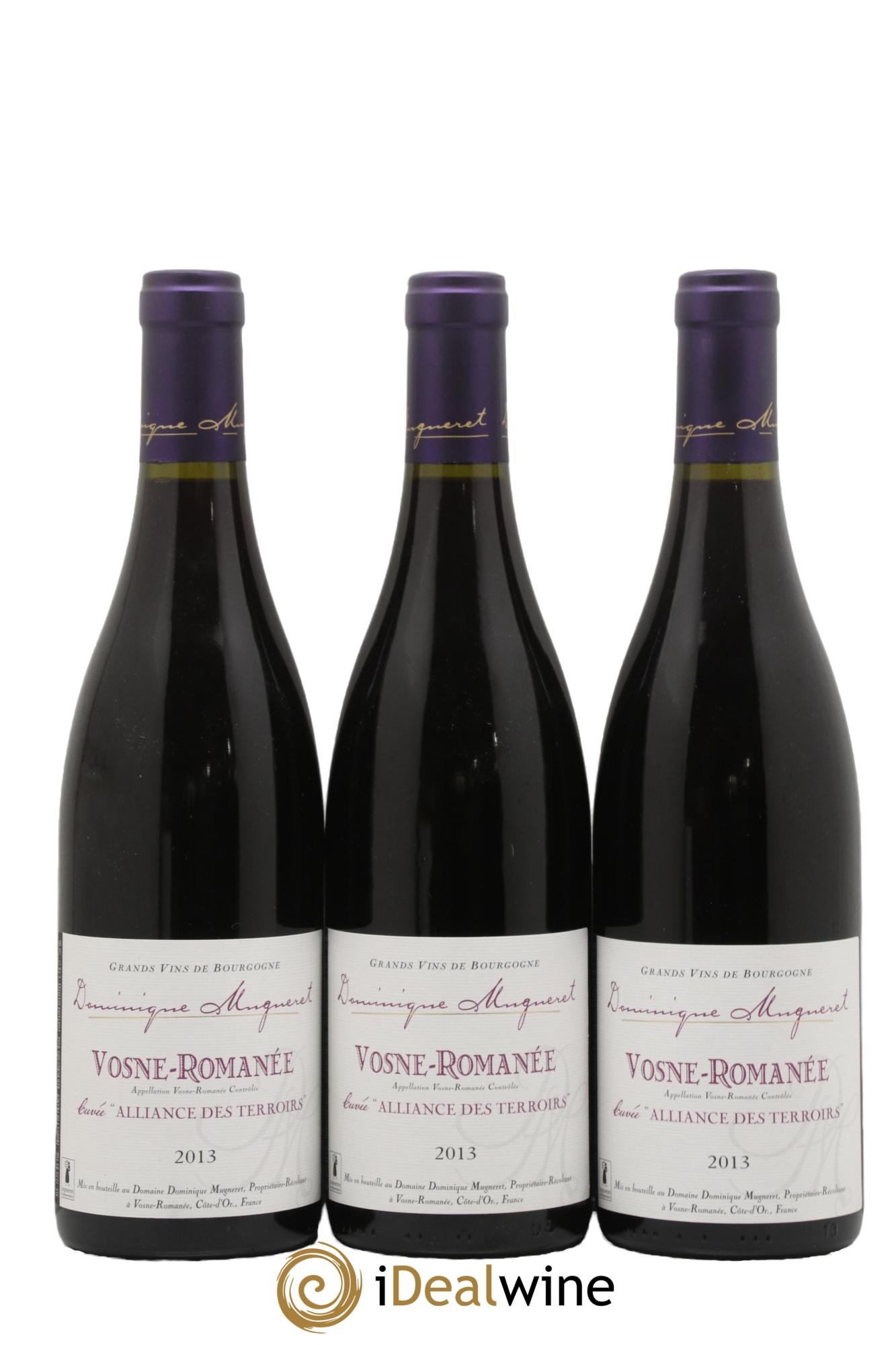 Vosne-Romanée Dominique Mugneret (Domaine) Alliance des Terroirs 2013 - Lot de 3 bouteilles - 0