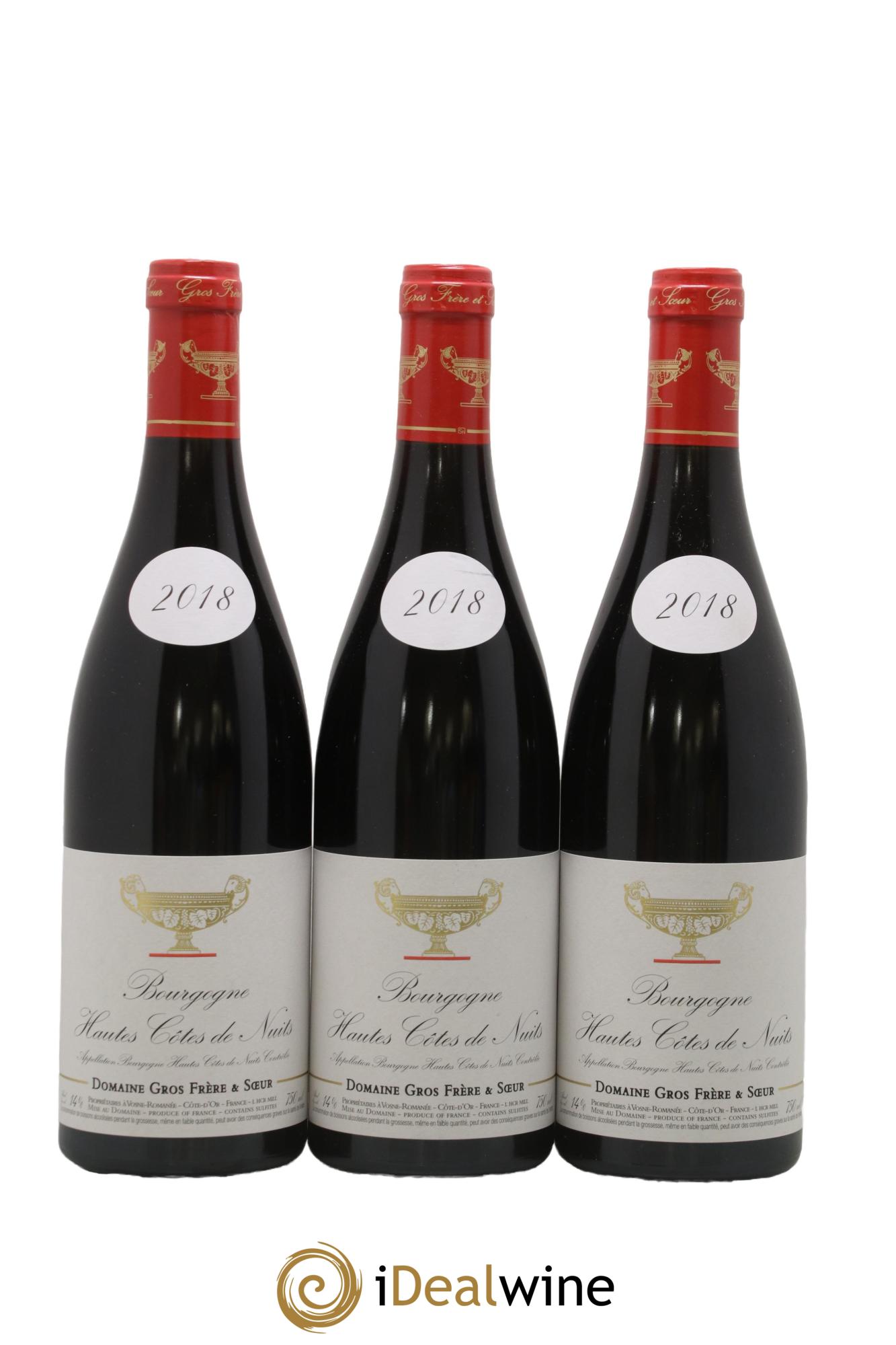 Hautes-Côtes de Nuits Gros Frère & Soeur 2018 - Lot de 3 bouteilles - 0