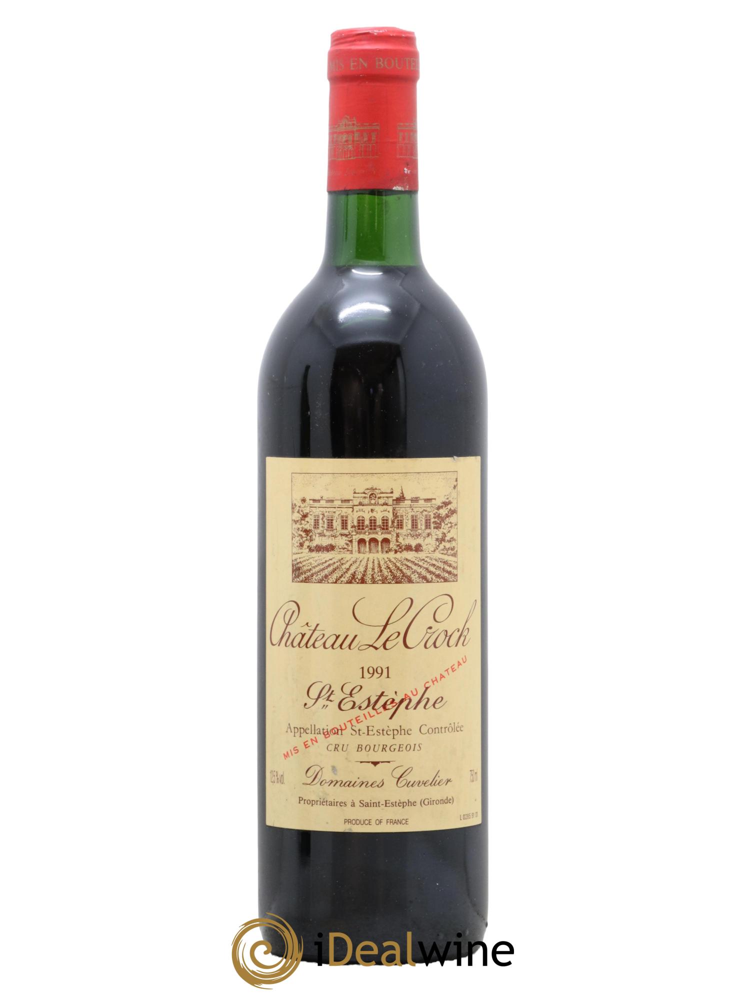 Château le Crock Cru Bourgeois 1991 - Lot de 1 bouteille - 0