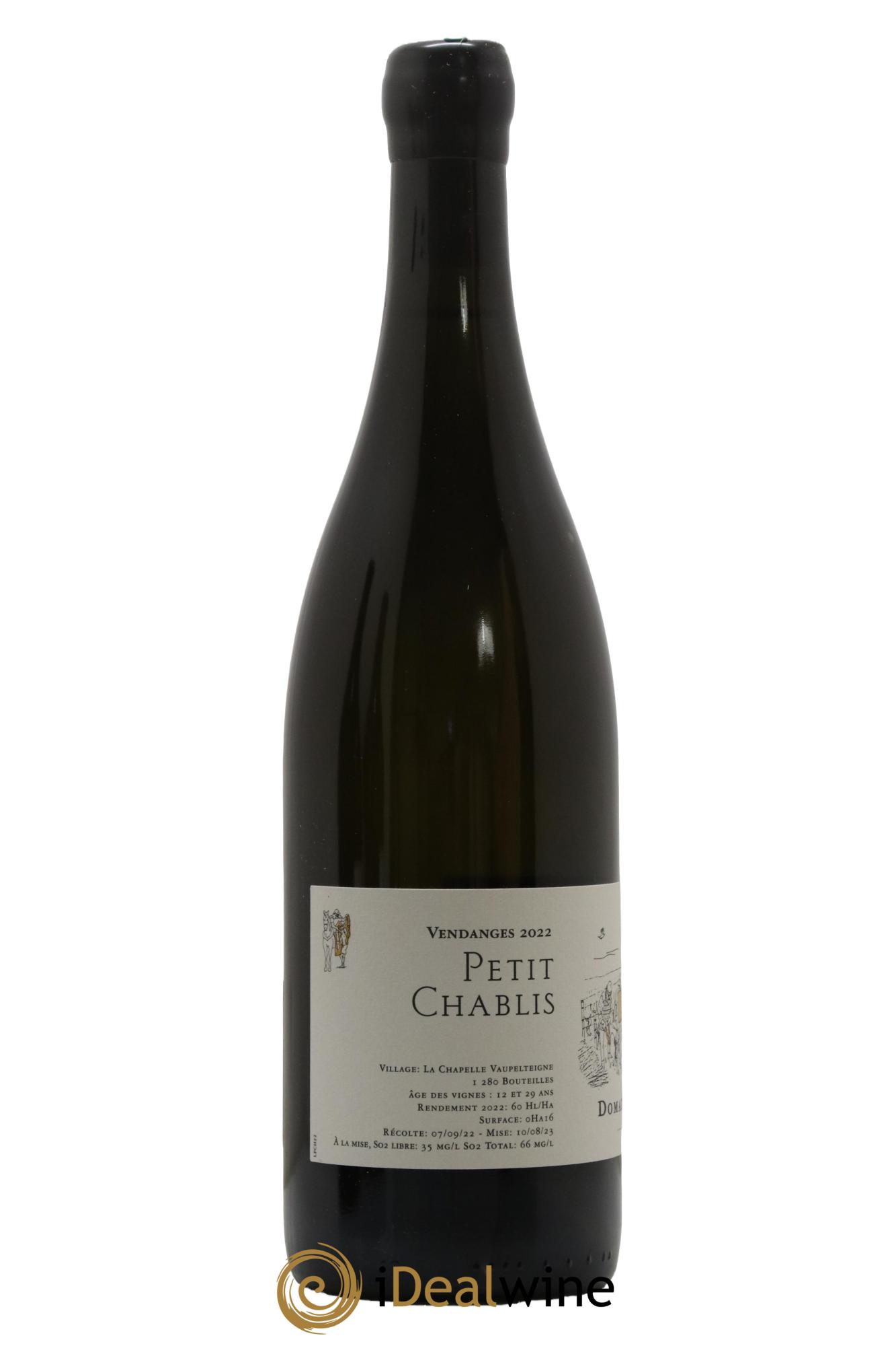 Petit Chablis Jean Dauvissat (Domaine) 2022 - Lot of 1 bottle - 1