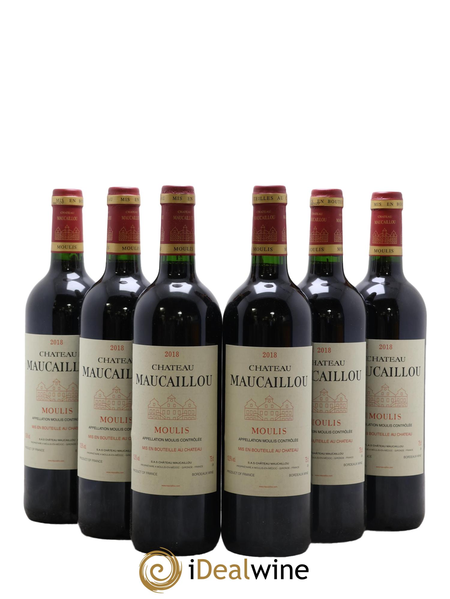 Château Maucaillou 2018 - Posten von 6 Flaschen - 0