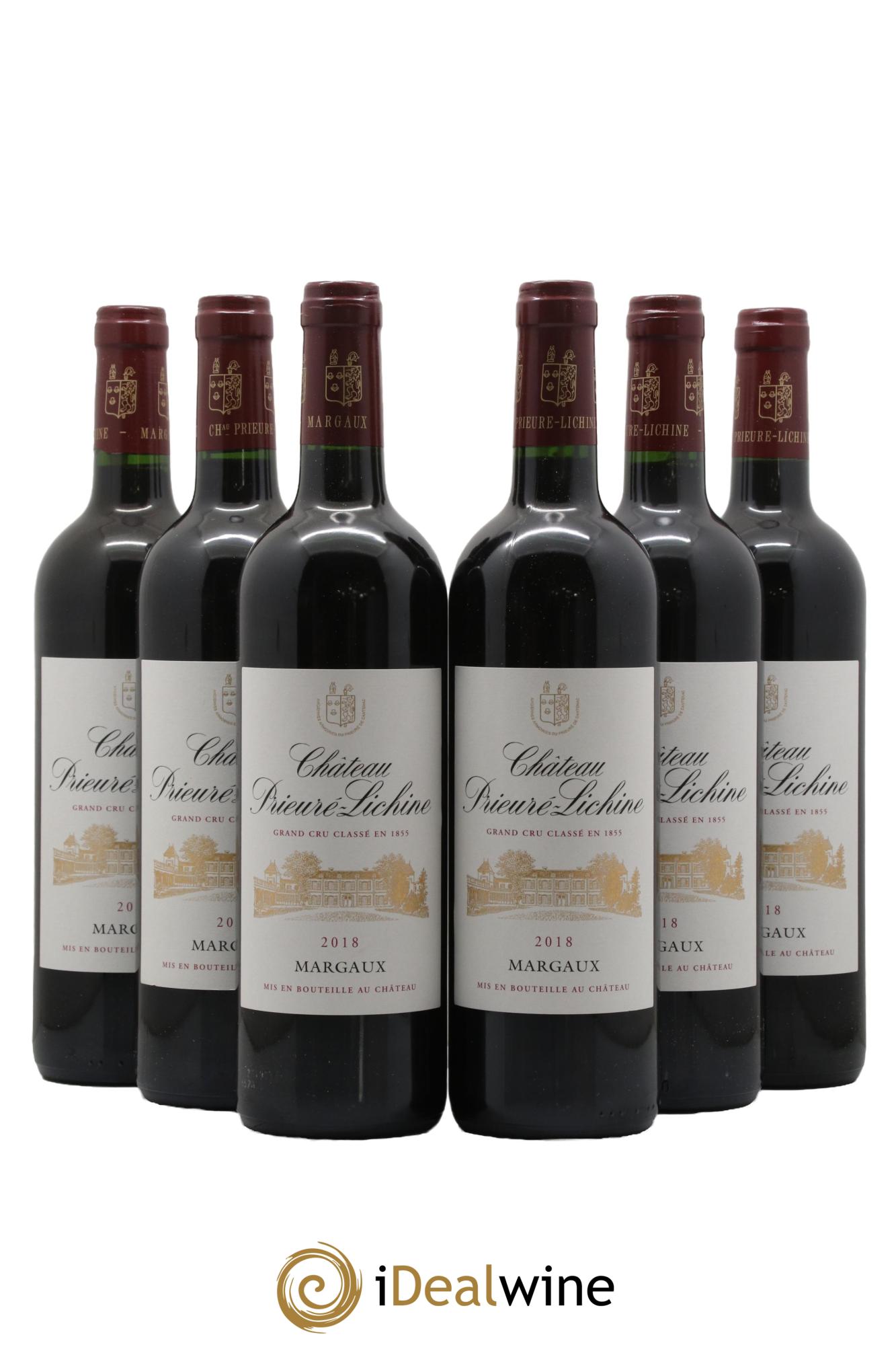 Château Prieuré Lichine 4ème Grand Cru Classé 2018 - Lot de 6 bouteilles - 0