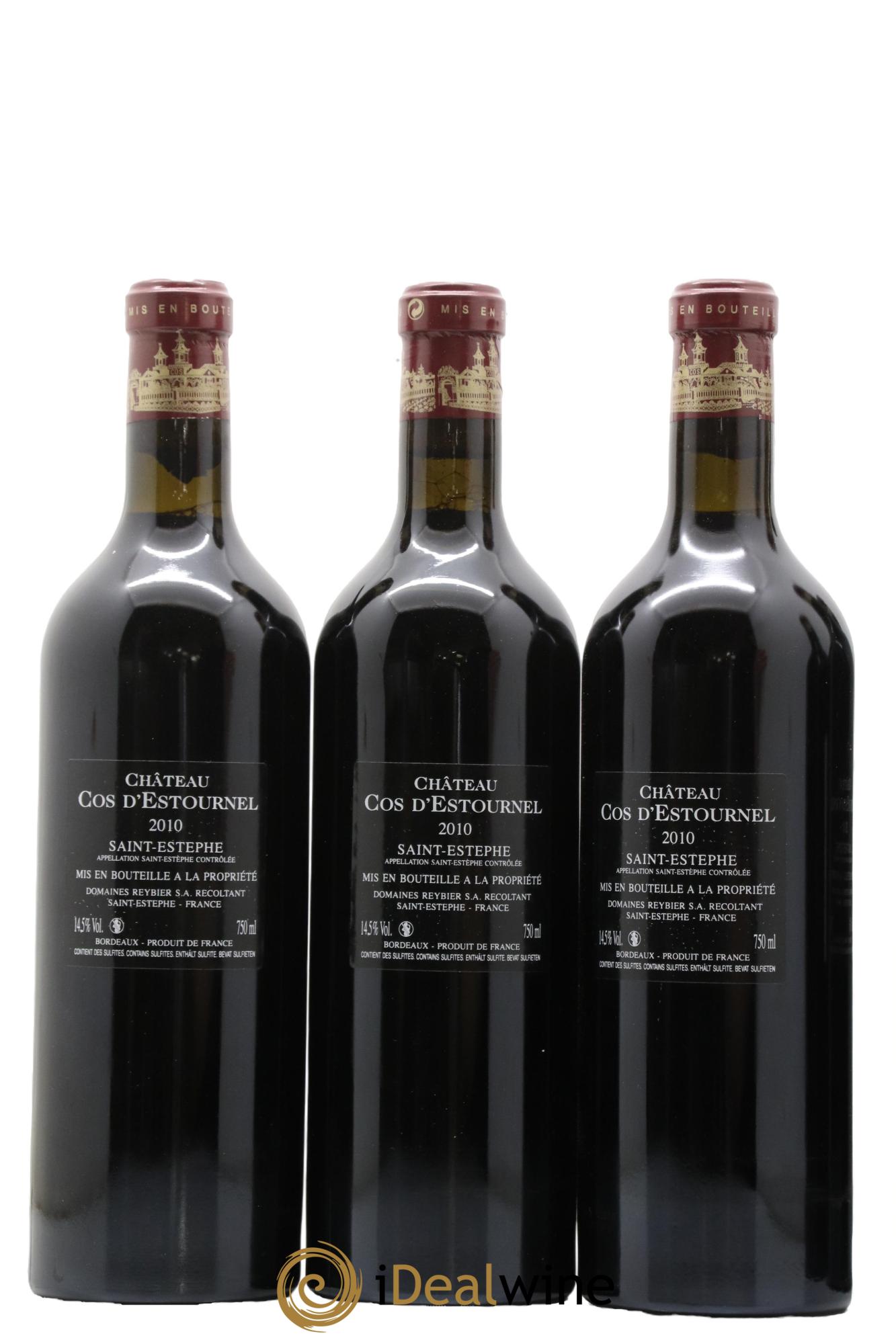 Cos d'Estournel 2ème Grand Cru Classé 2010 - Lot de 6 bouteilles - 4